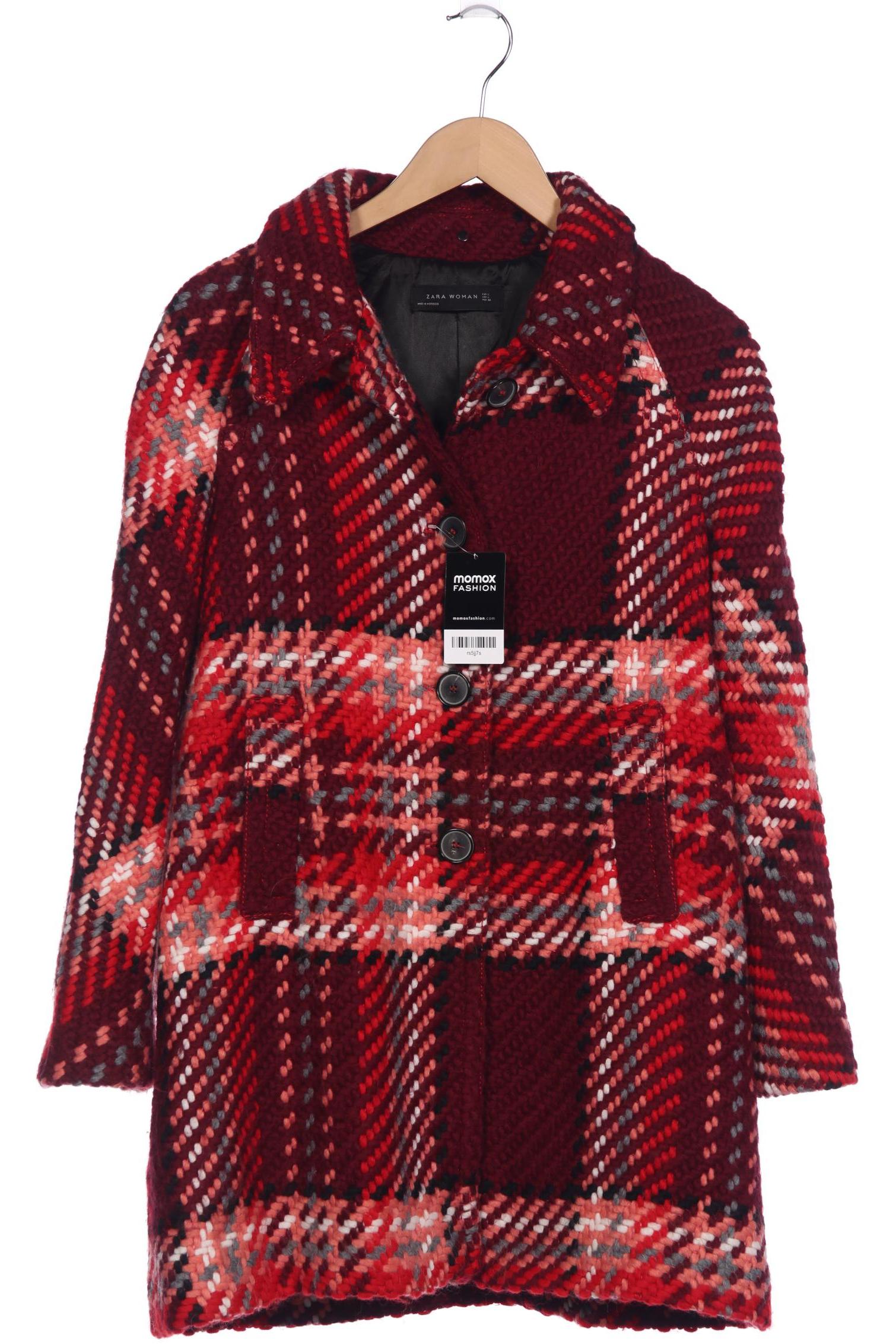

Zara Damen Mantel, bordeaux, Gr. 42