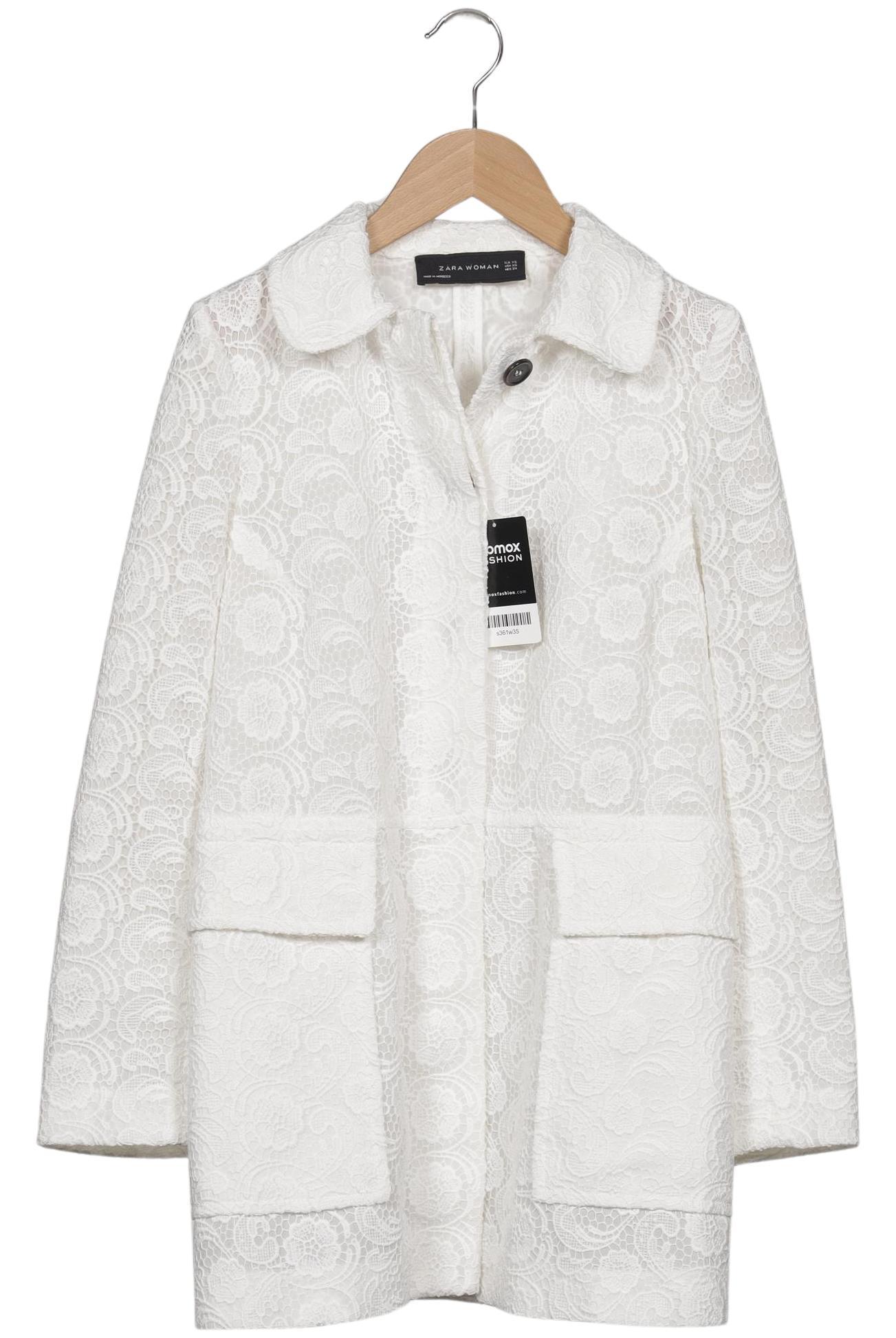 

Zara Damen Mantel, weiß, Gr. 34