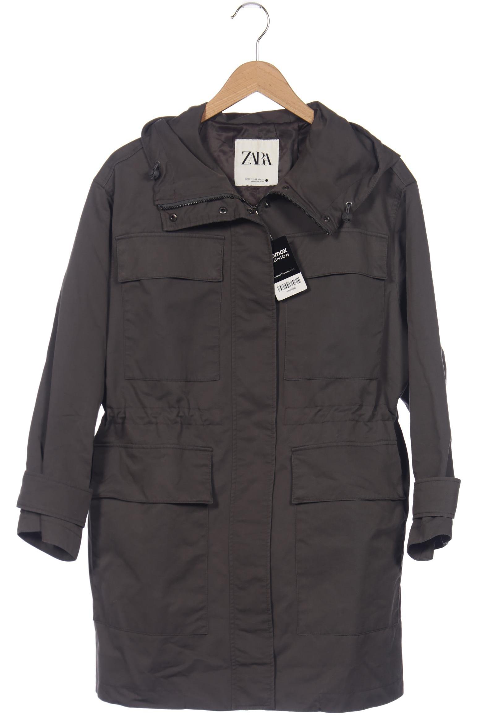

ZARA Damen Mantel, grau
