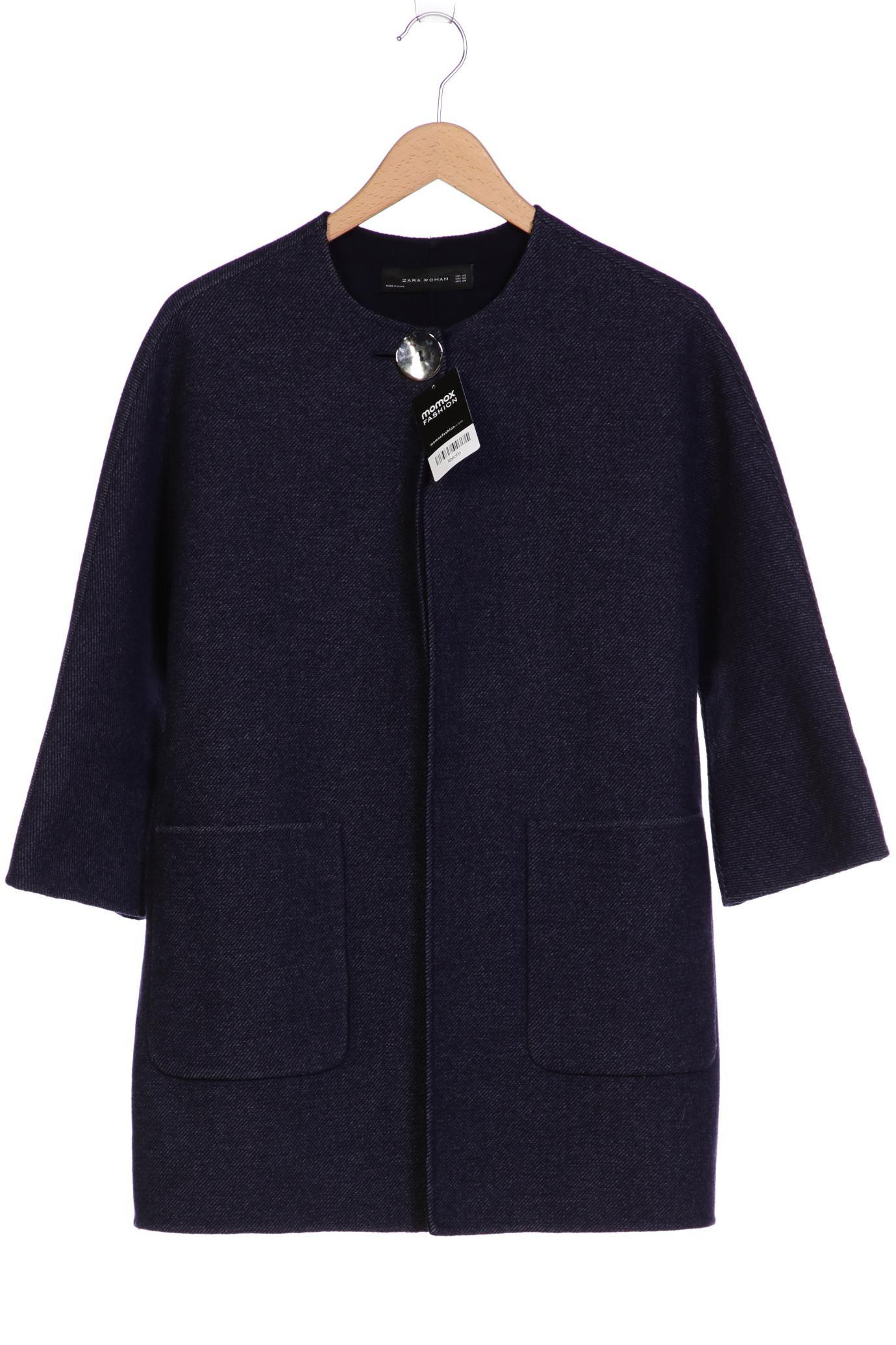 

Zara Damen Mantel, marineblau, Gr. 34