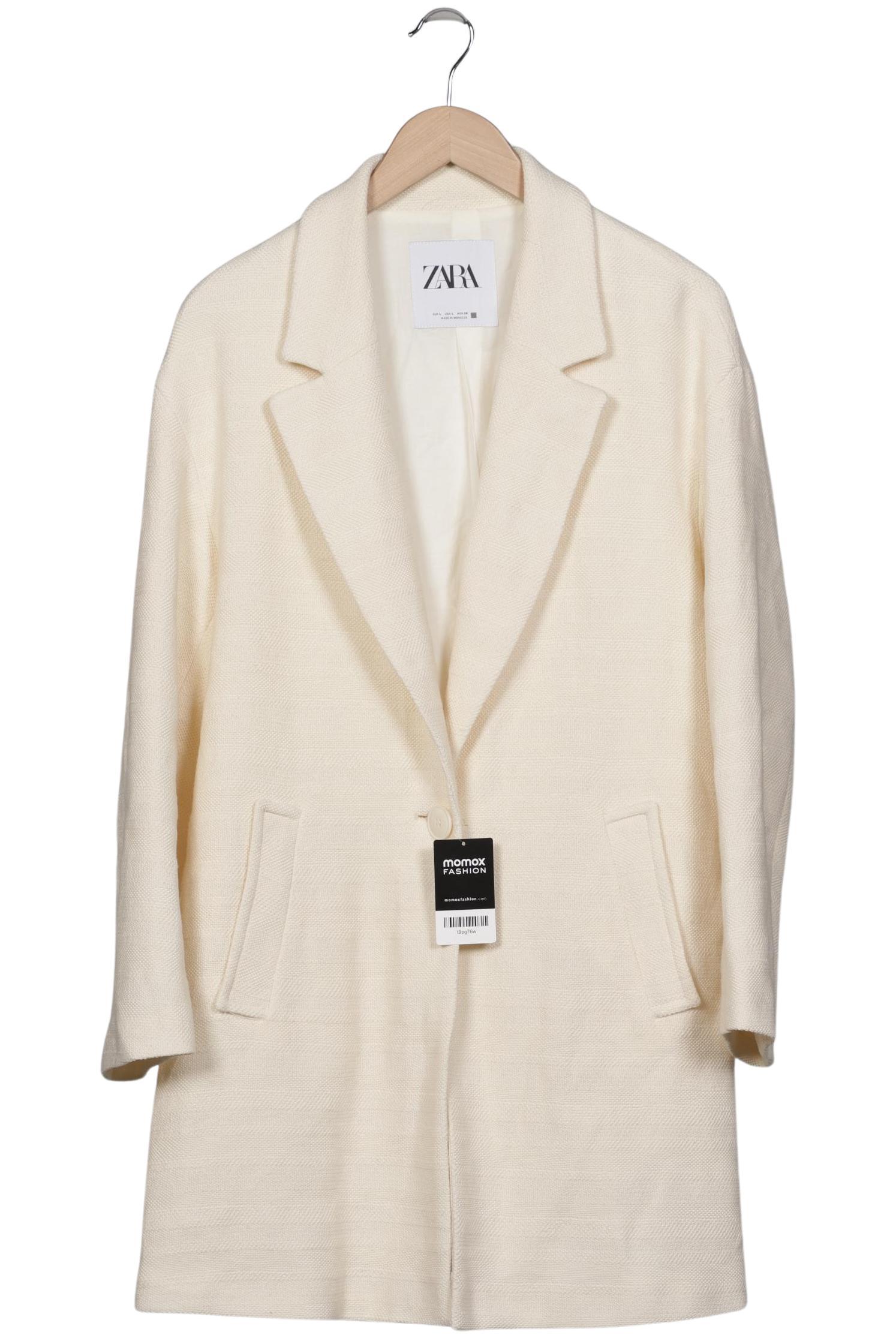 

Zara Damen Mantel, cremeweiß, Gr. 42
