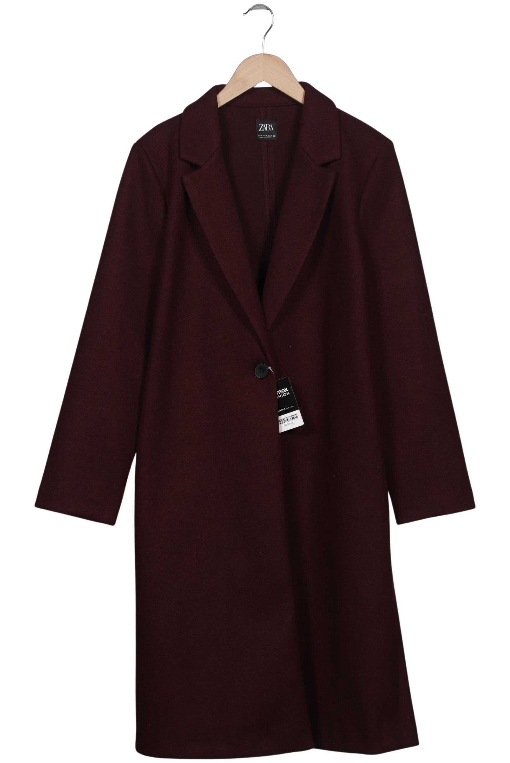

Zara Damen Mantel, bordeaux, Gr. 44