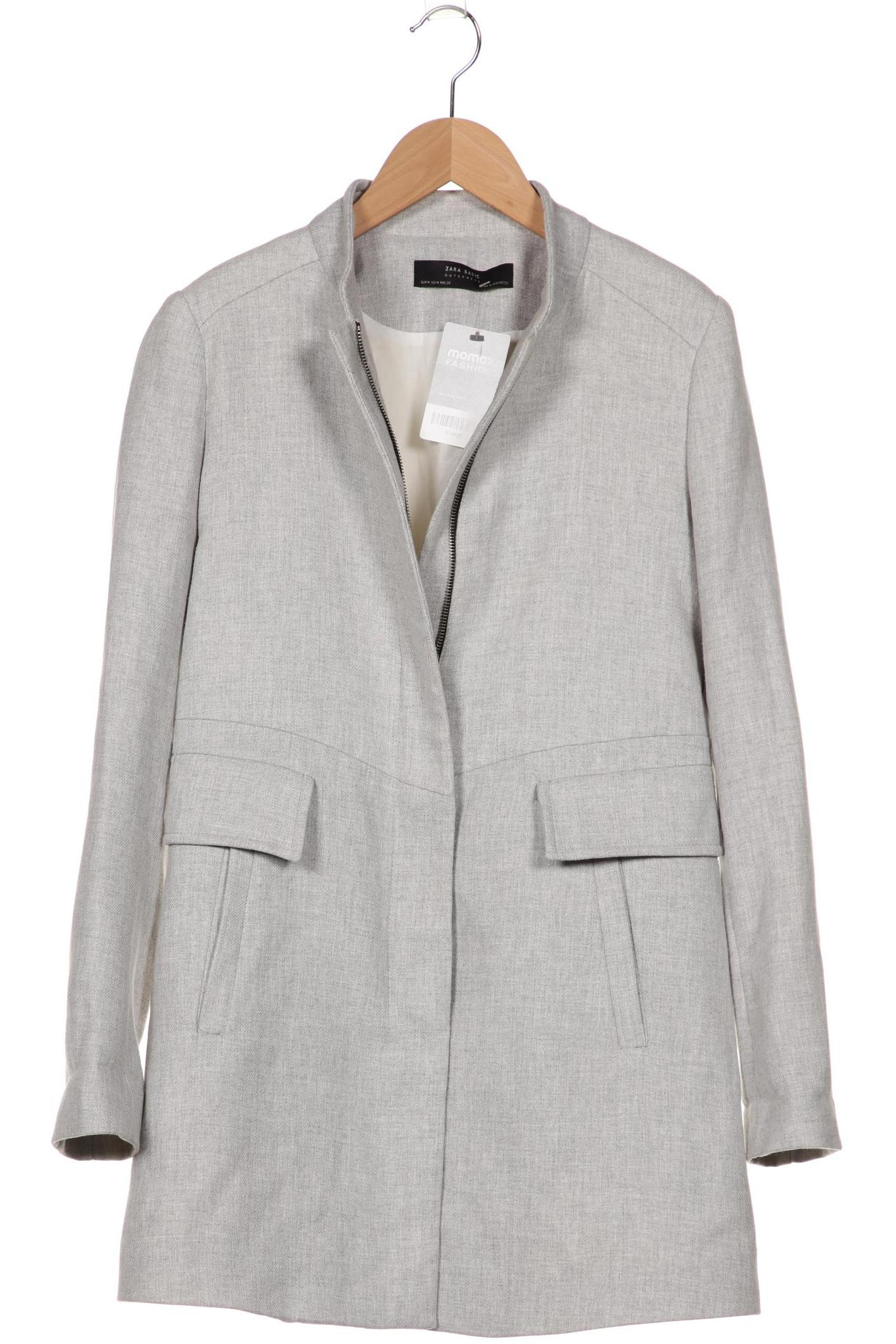

ZARA Damen Mantel, grau