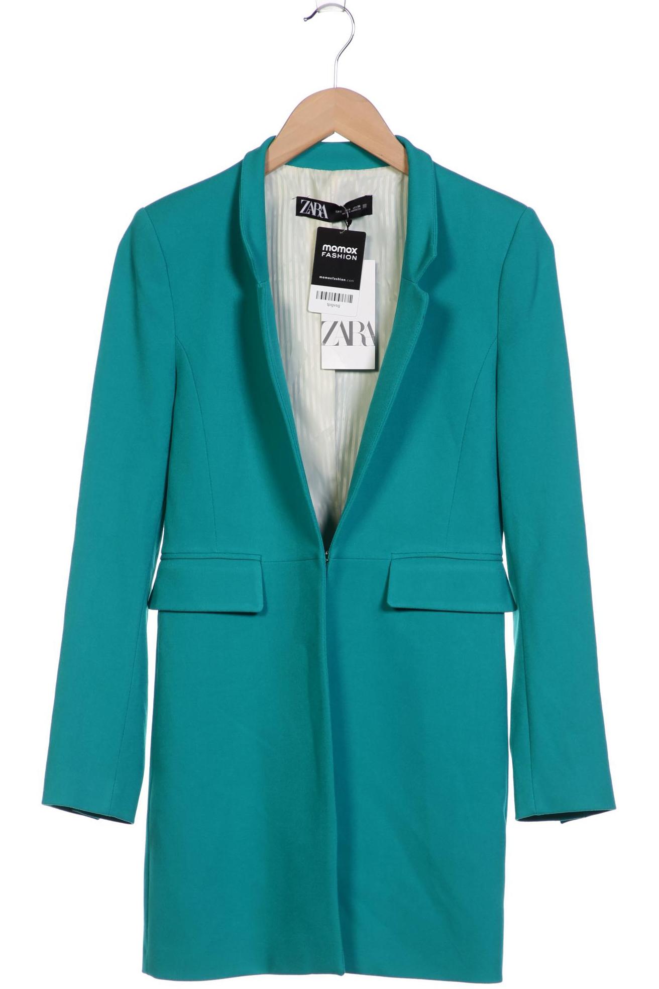 

ZARA Damen Mantel, türkis