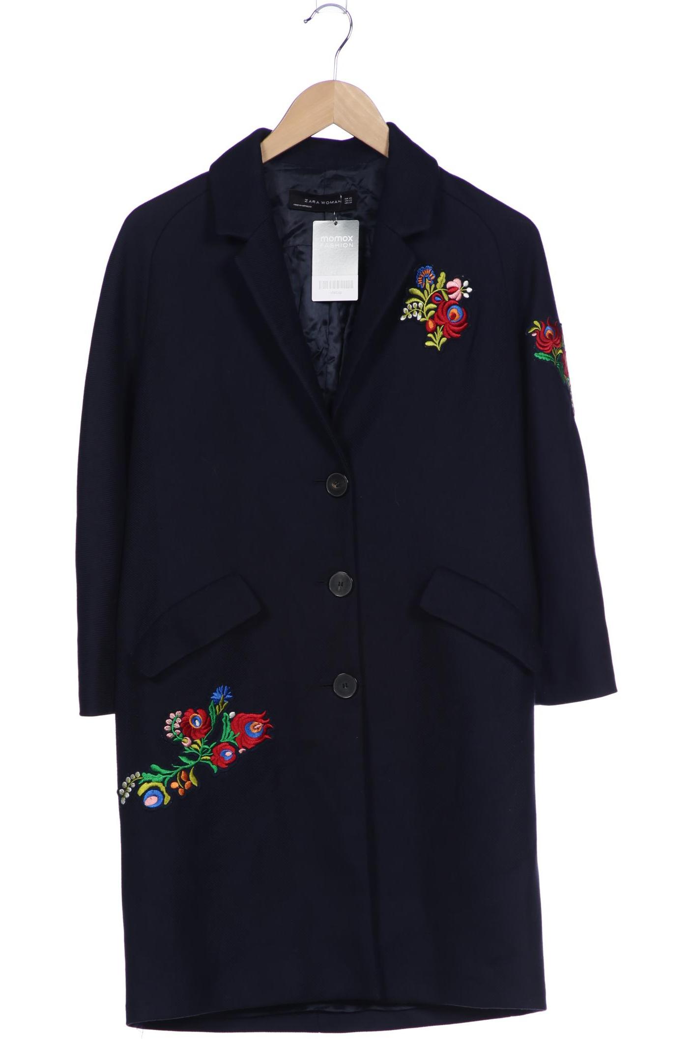 

Zara Damen Mantel, marineblau, Gr. 34