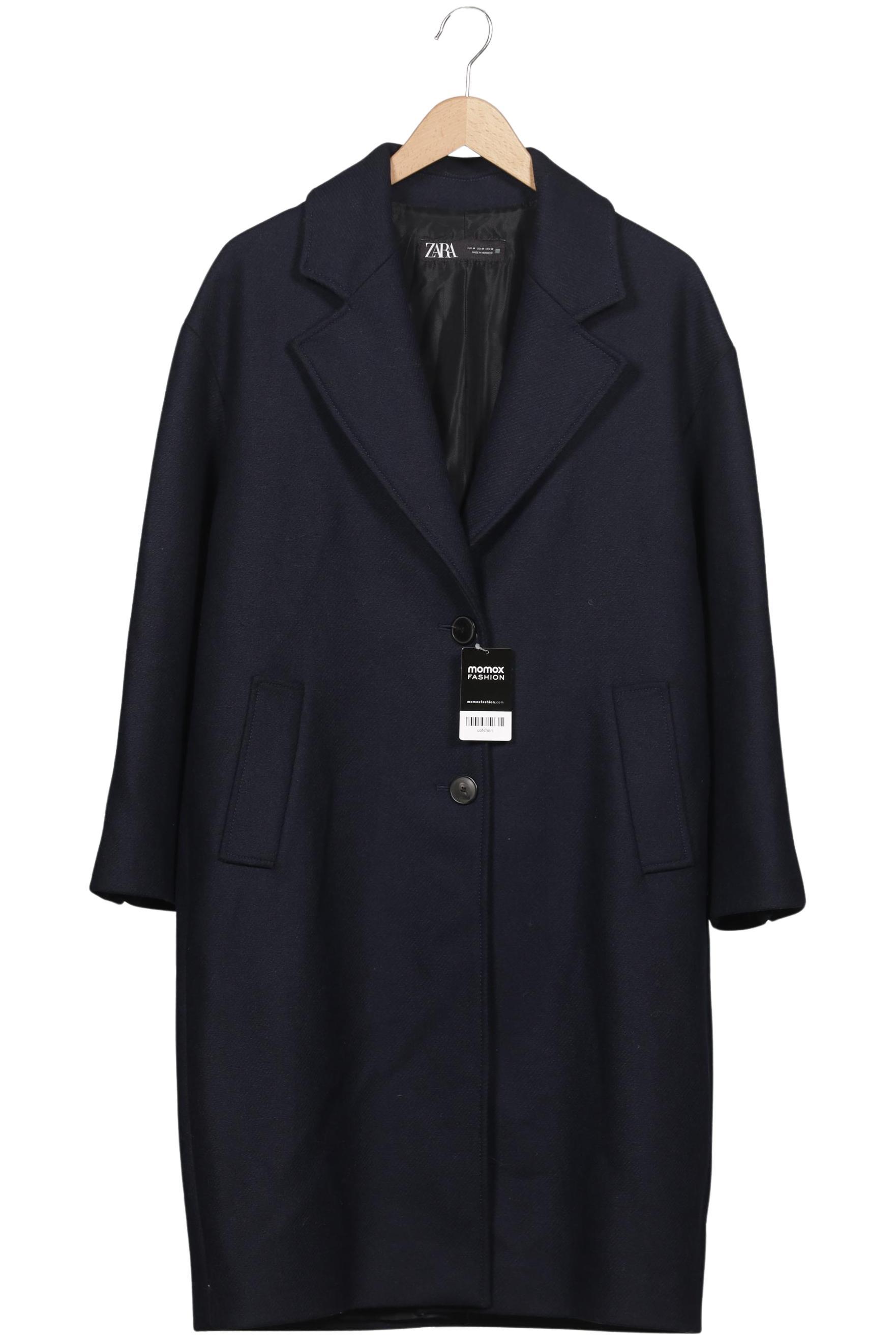 

Zara Damen Mantel, marineblau, Gr. 38