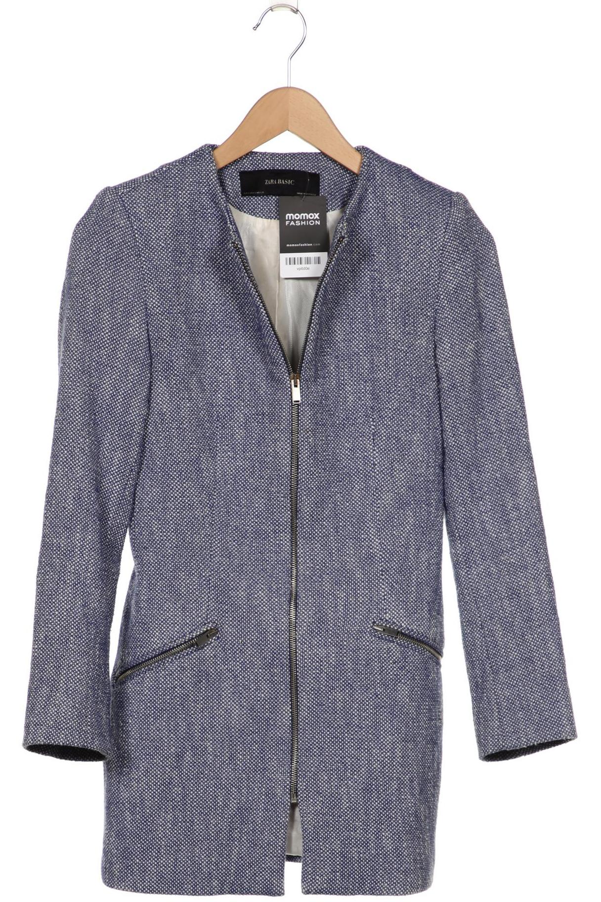

ZARA Damen Mantel, blau
