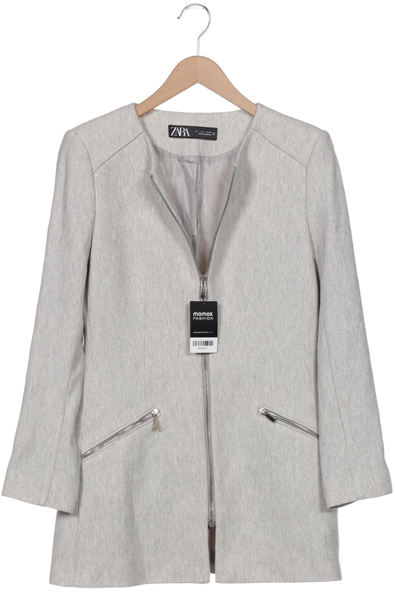 

ZARA Damen Mantel, grau
