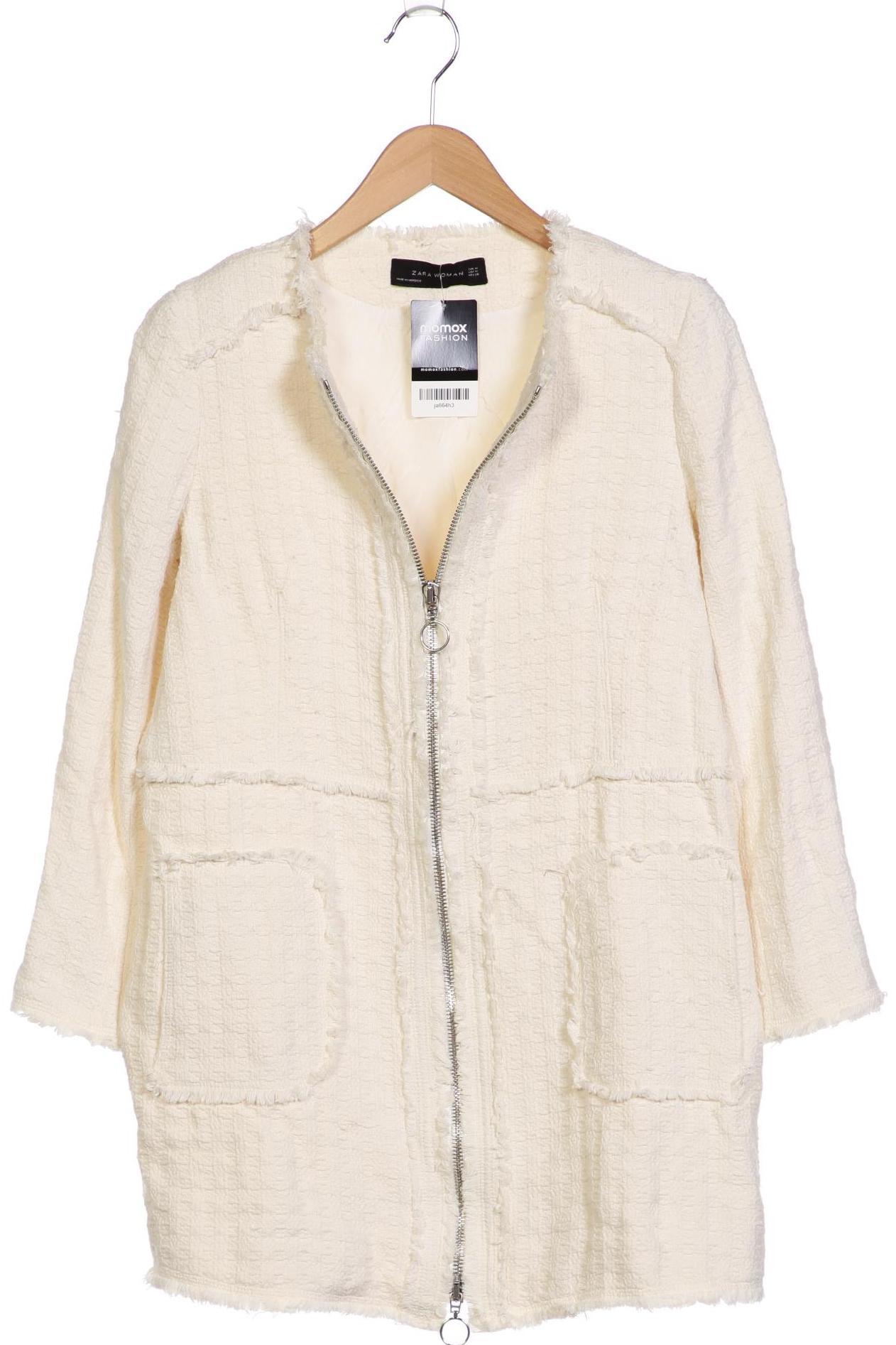 

Zara Damen Mantel, cremeweiß, Gr. 38