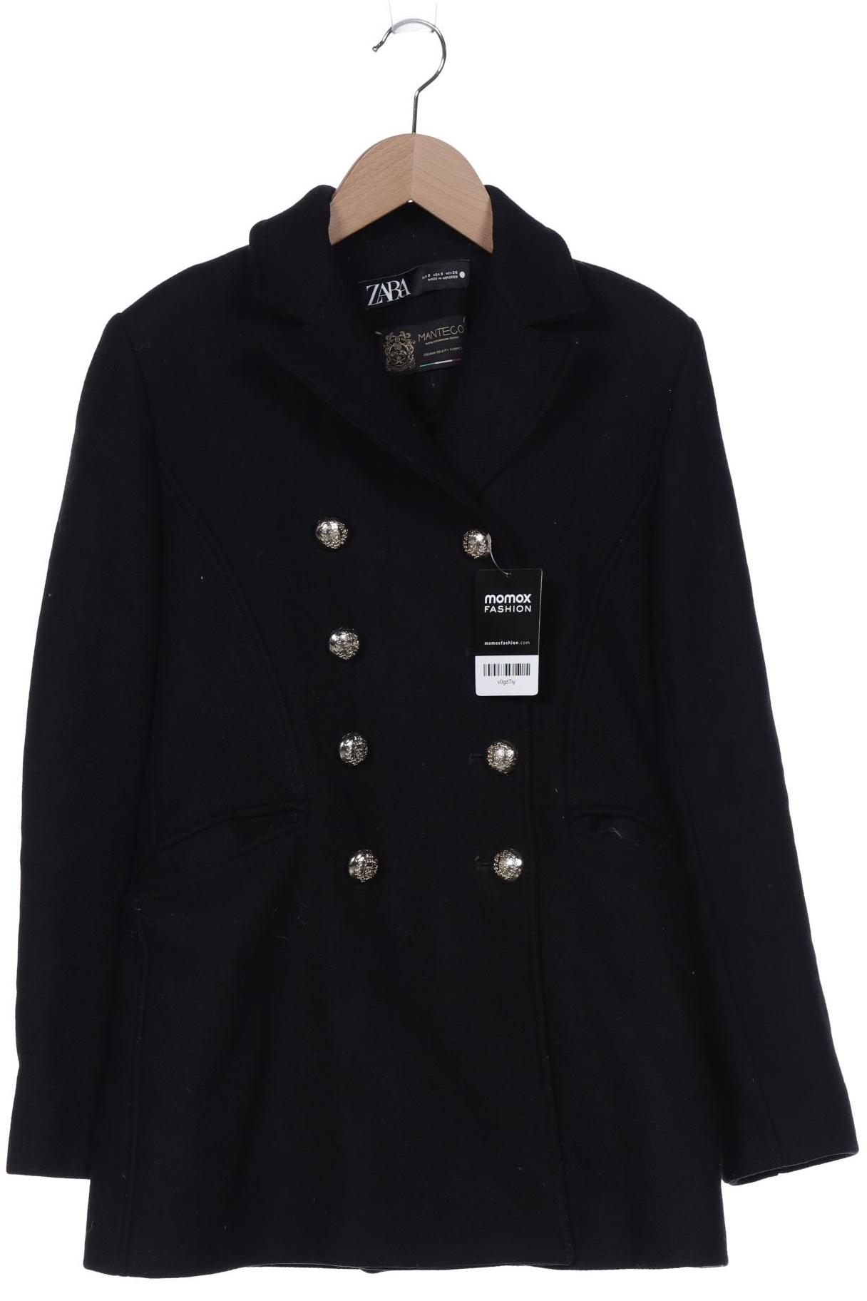 

ZARA Damen Mantel, schwarz