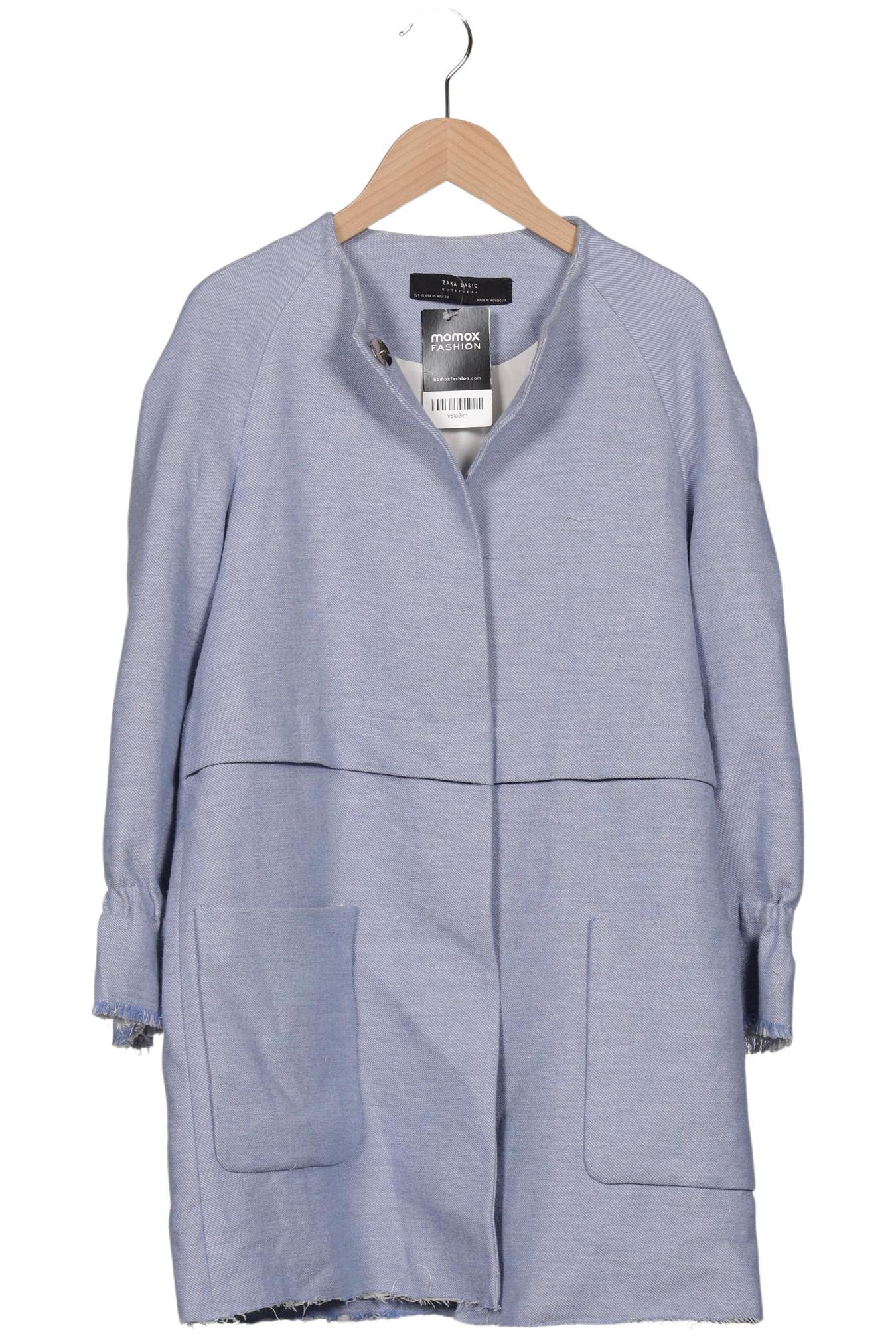 

Zara Damen Mantel, hellblau, Gr. 34