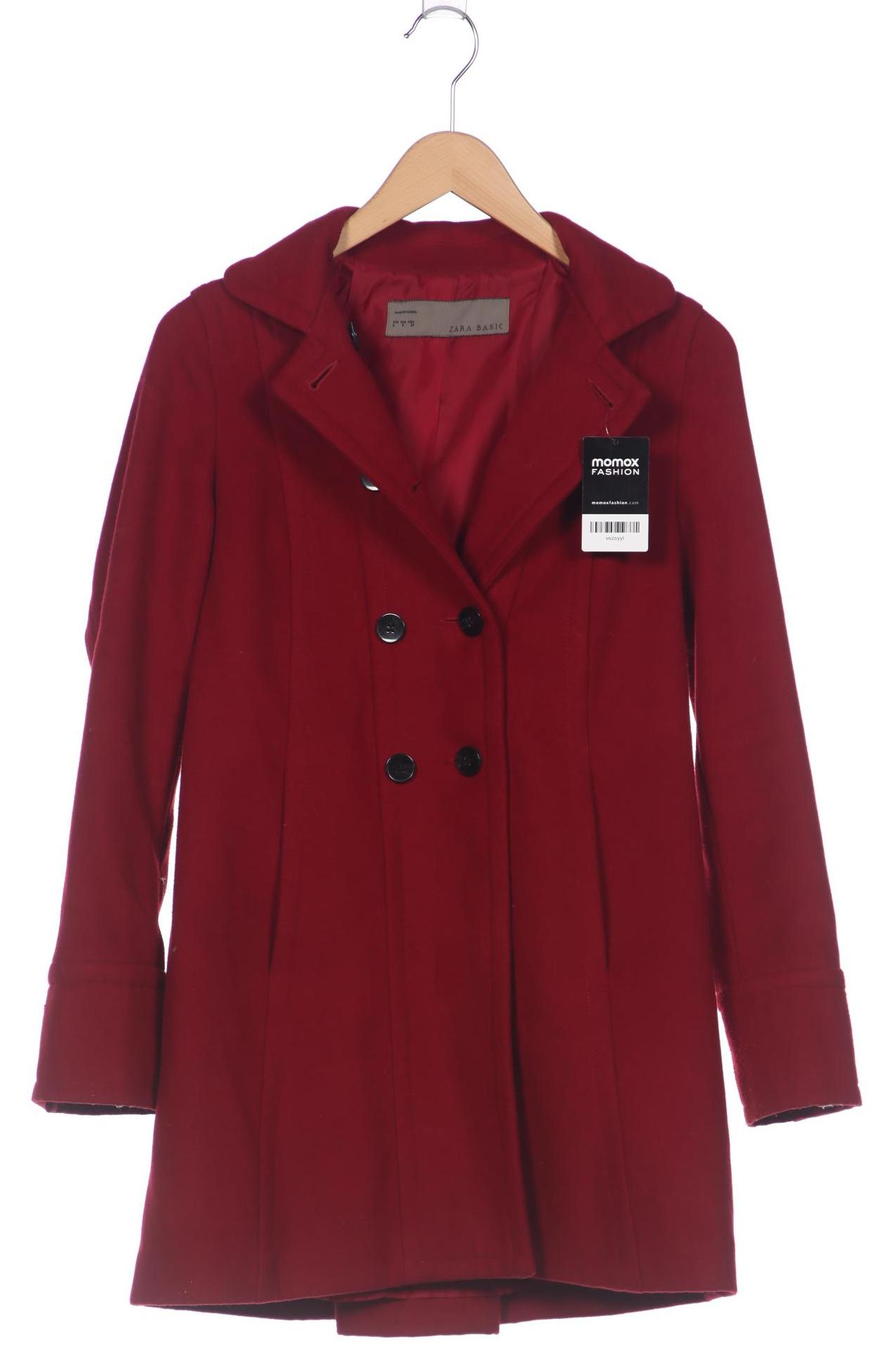 

Zara Damen Mantel, bordeaux, Gr. 36