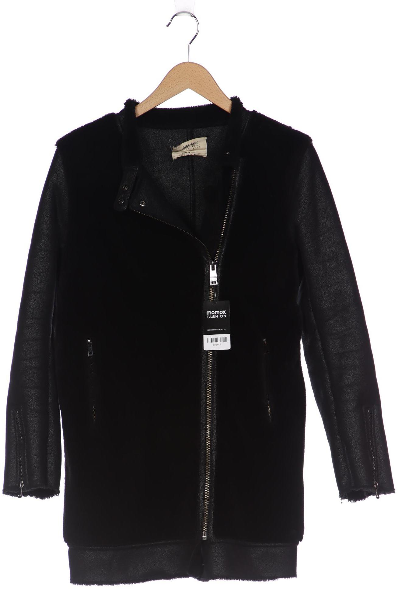 

ZARA Damen Mantel, schwarz
