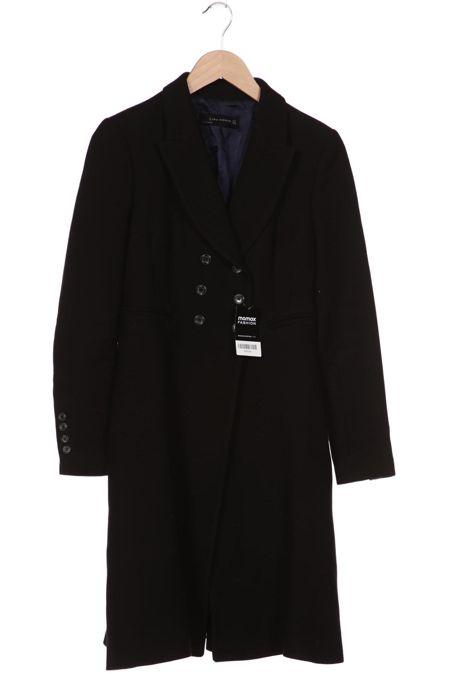 

ZARA Damen Mantel, schwarz