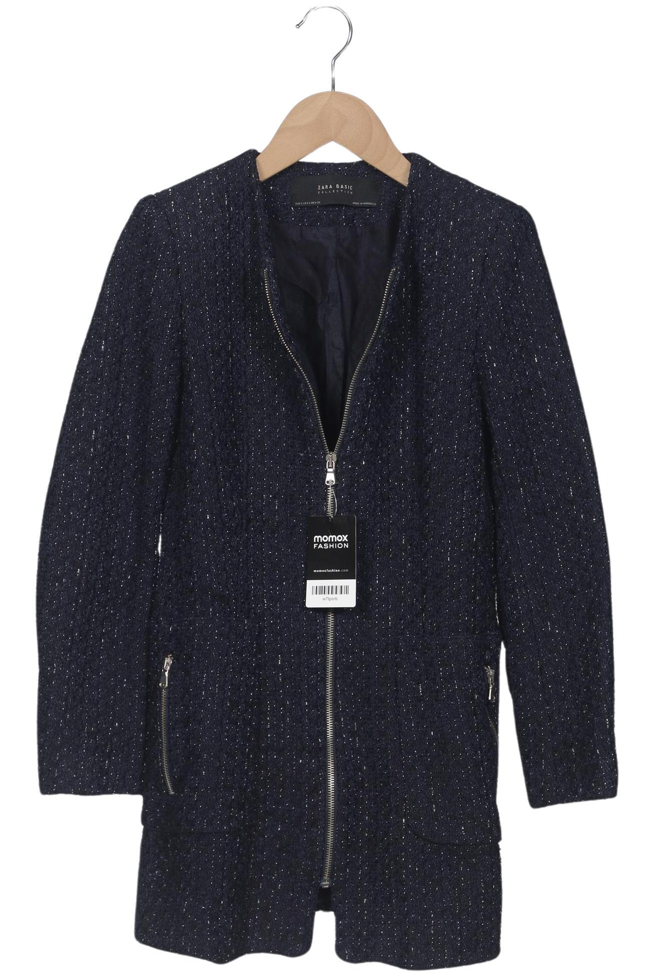 

Zara Damen Mantel, marineblau, Gr. 36