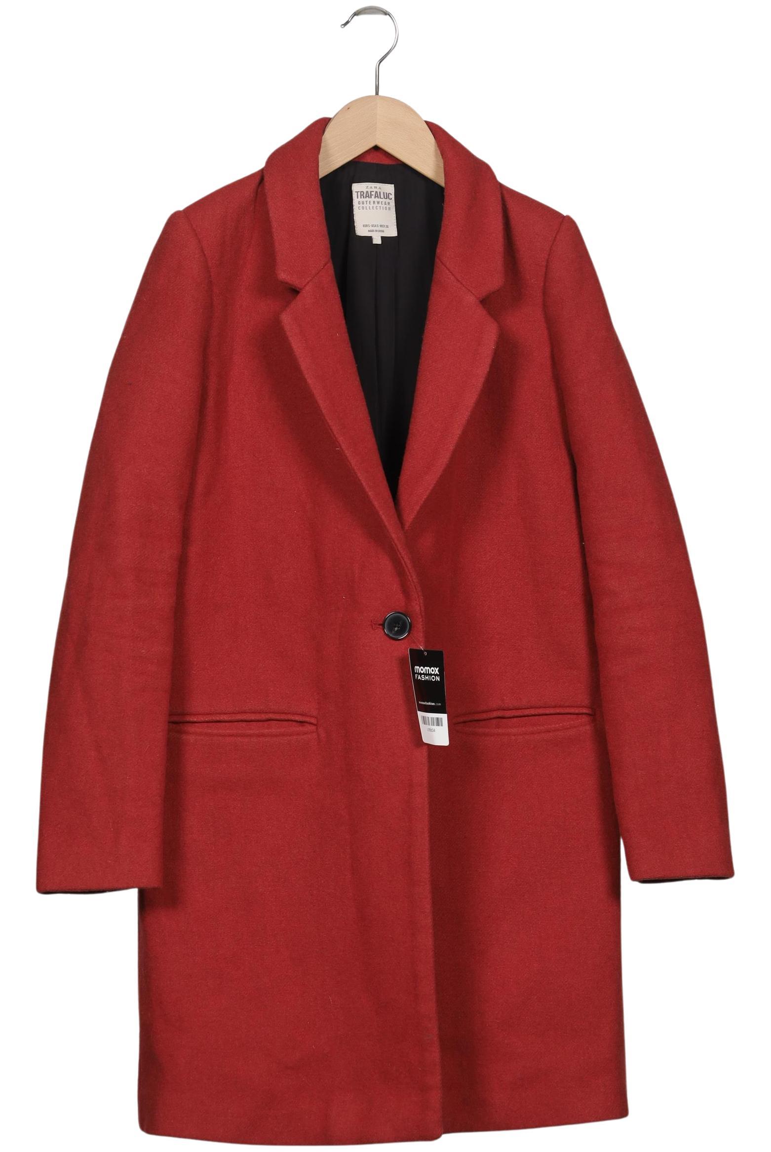 

Zara Damen Mantel, bordeaux, Gr. 36