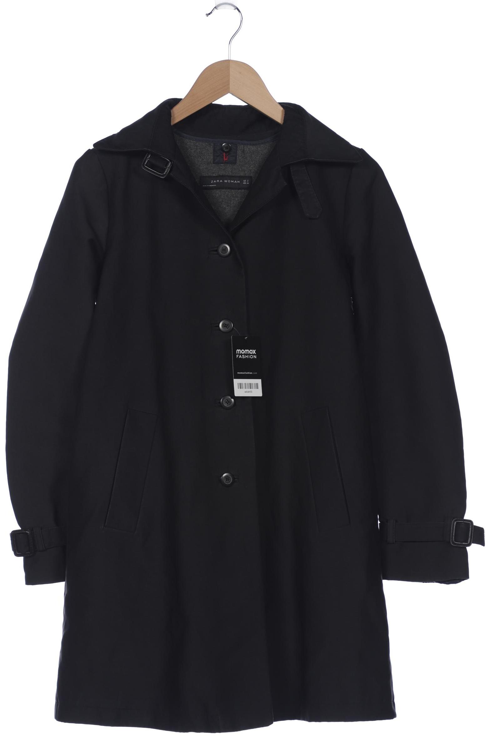 

ZARA Damen Mantel, schwarz