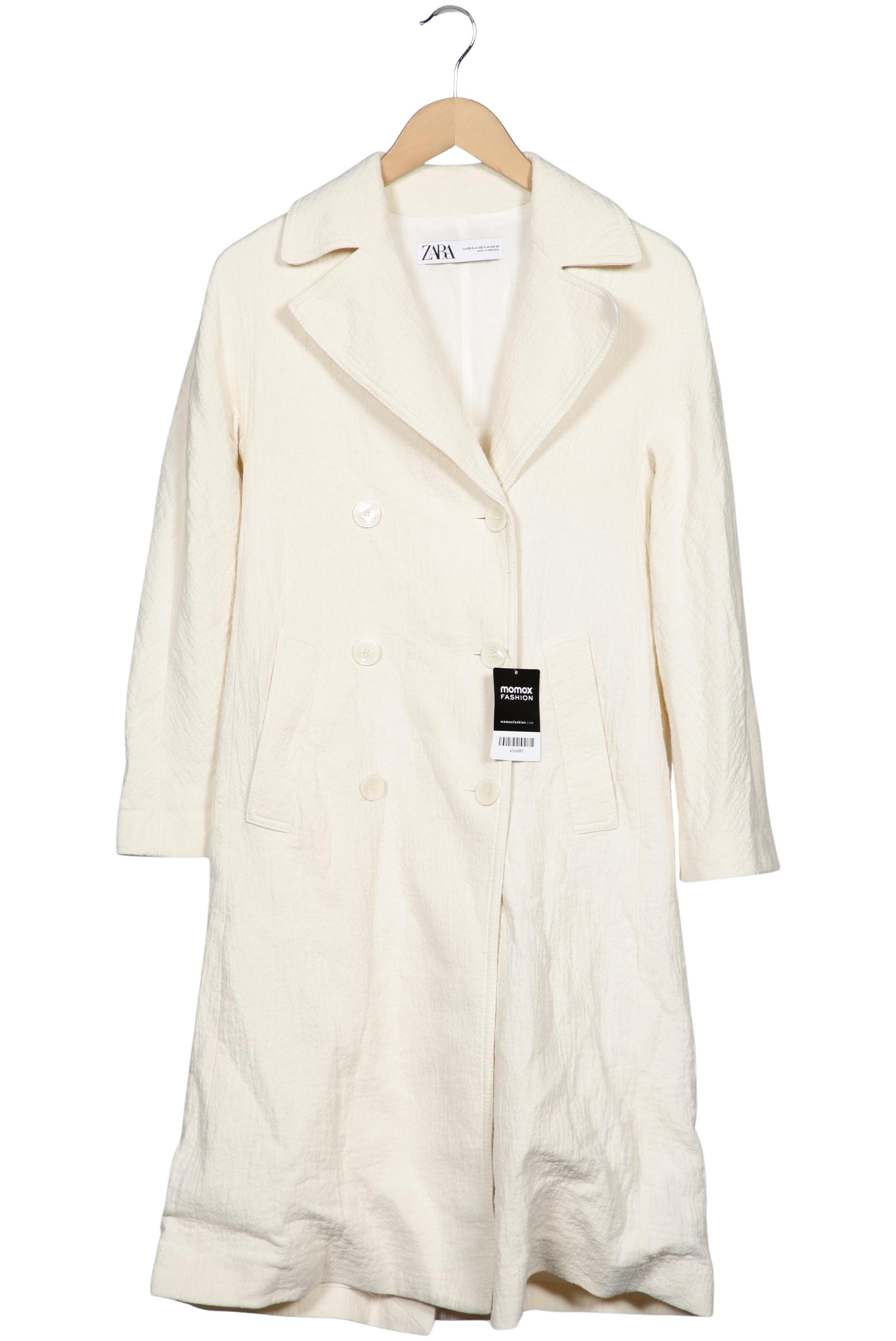 

Zara Damen Mantel, cremeweiß, Gr. 34