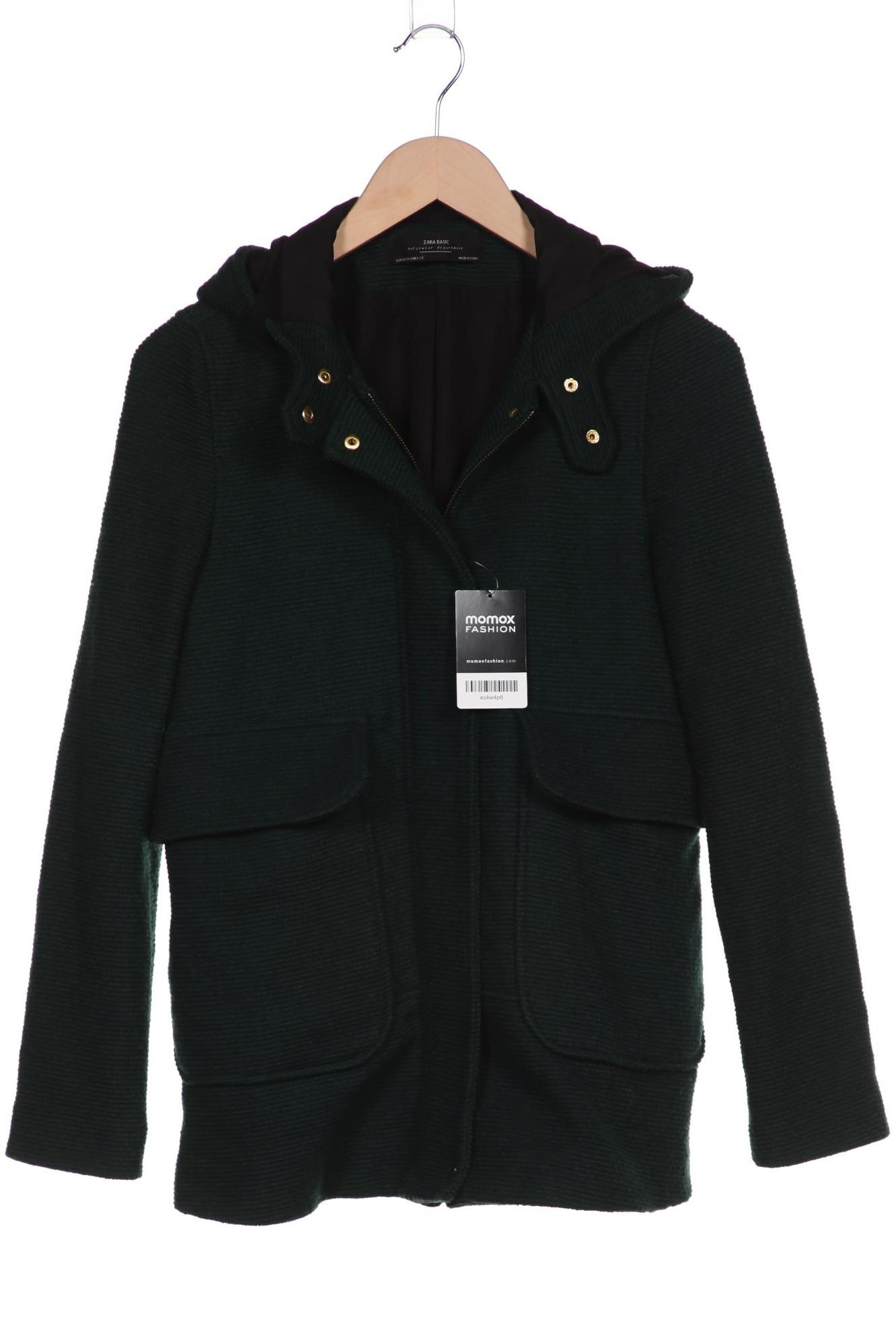 

ZARA Damen Mantel, grün
