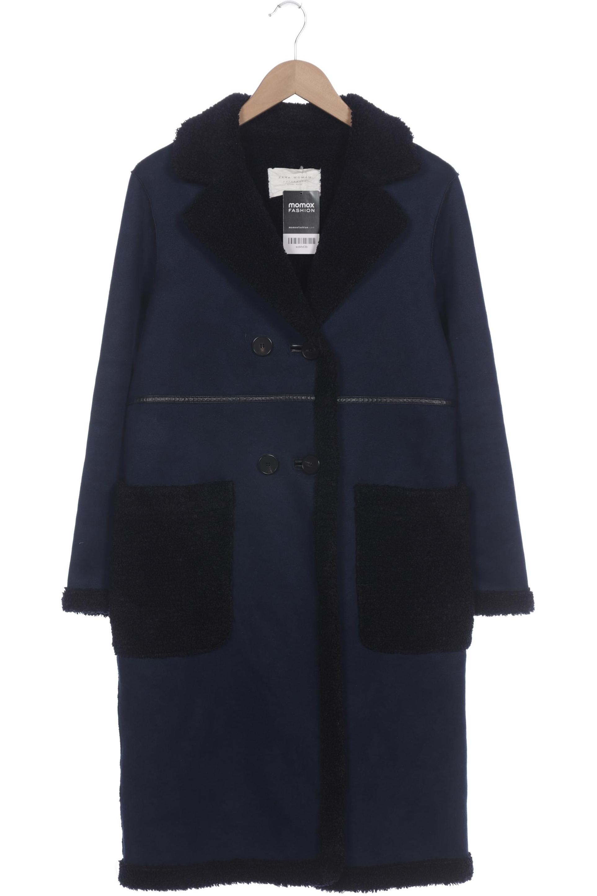 

Zara Damen Mantel, marineblau, Gr. 34