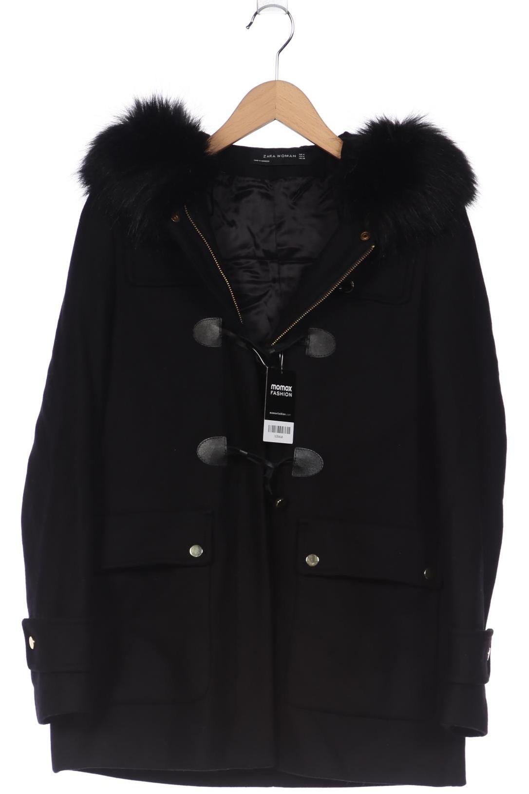 

ZARA Damen Mantel, schwarz