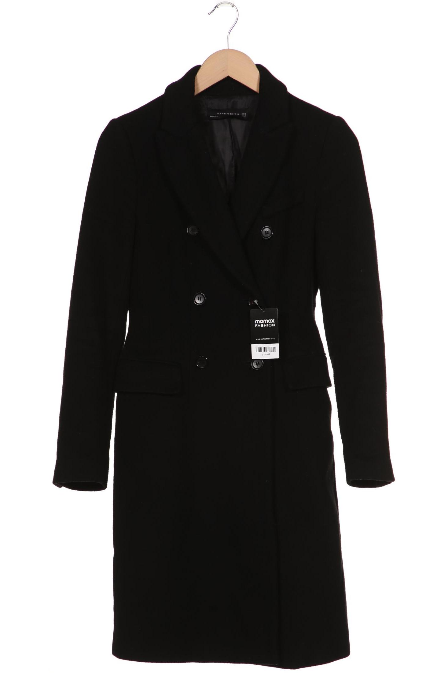 

ZARA Damen Mantel, schwarz