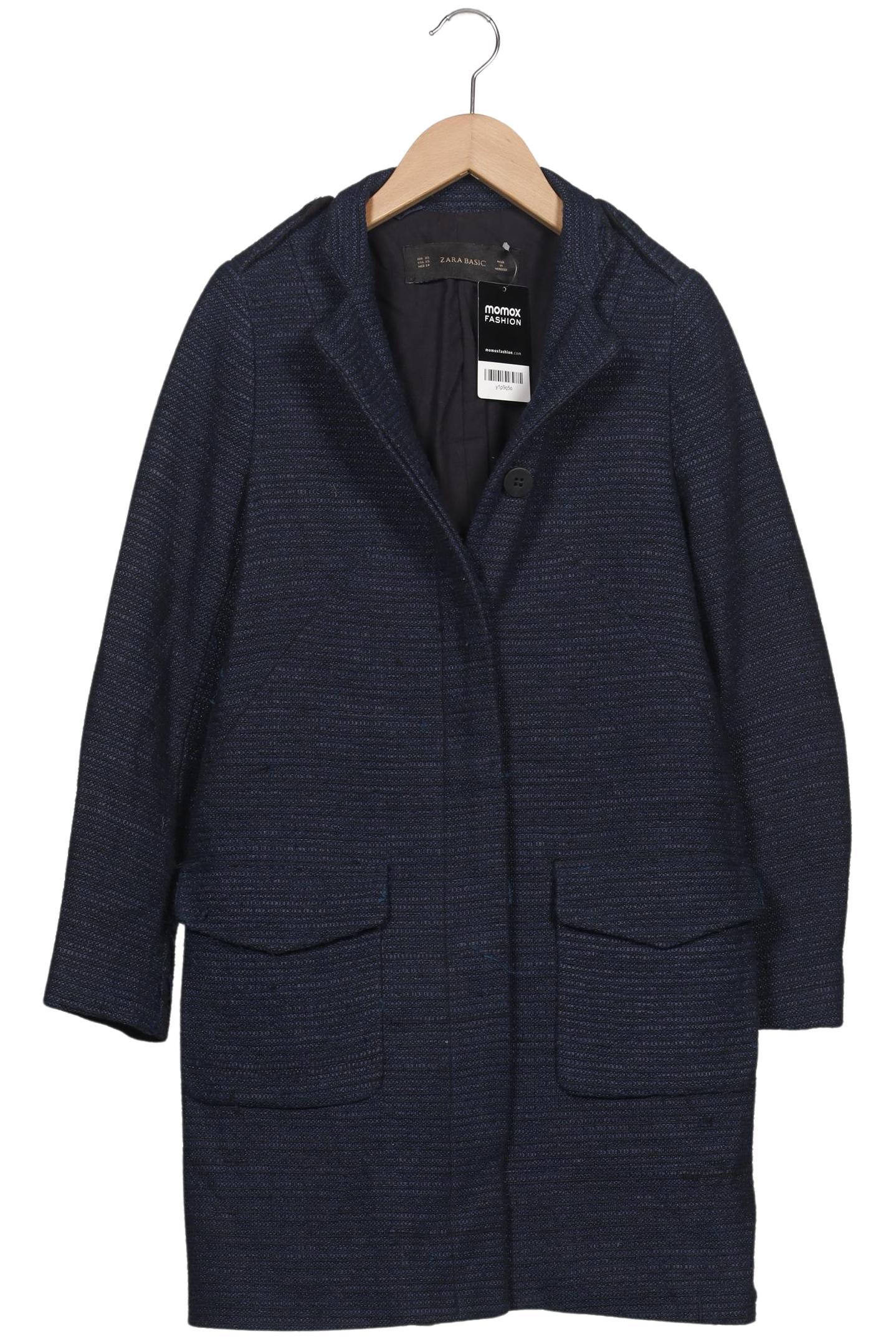 

Zara Damen Mantel, marineblau, Gr. 34