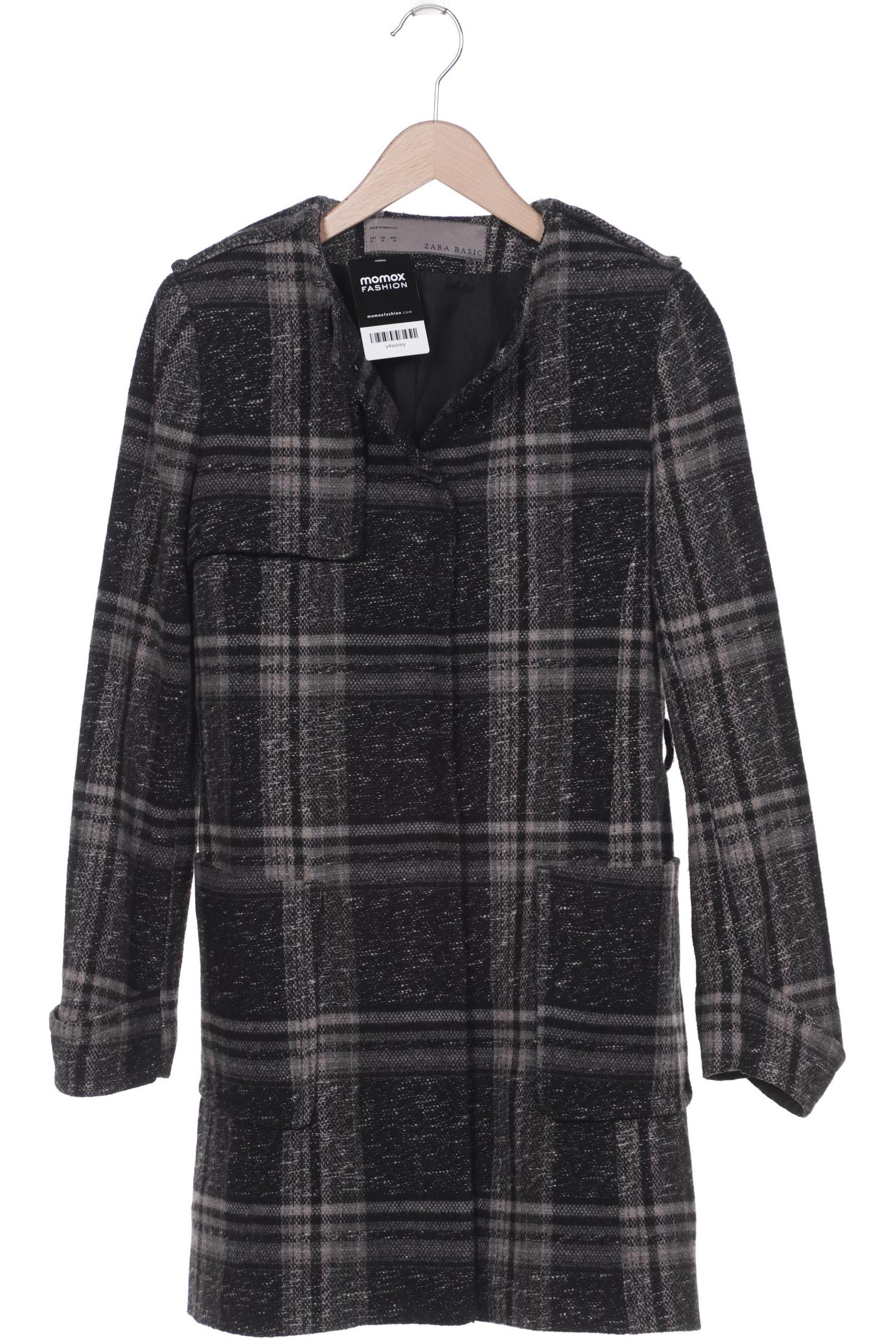 

ZARA Damen Mantel, schwarz