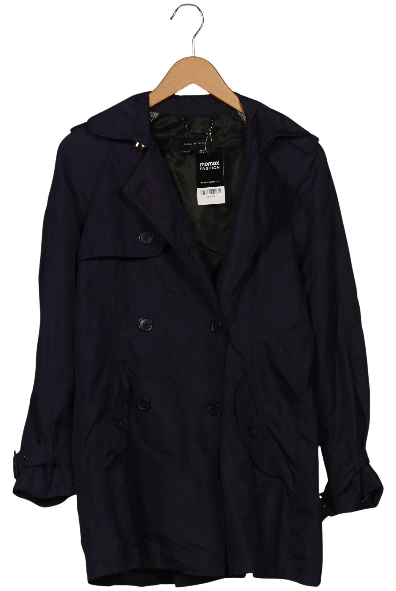 

Zara Damen Mantel, marineblau, Gr. 38