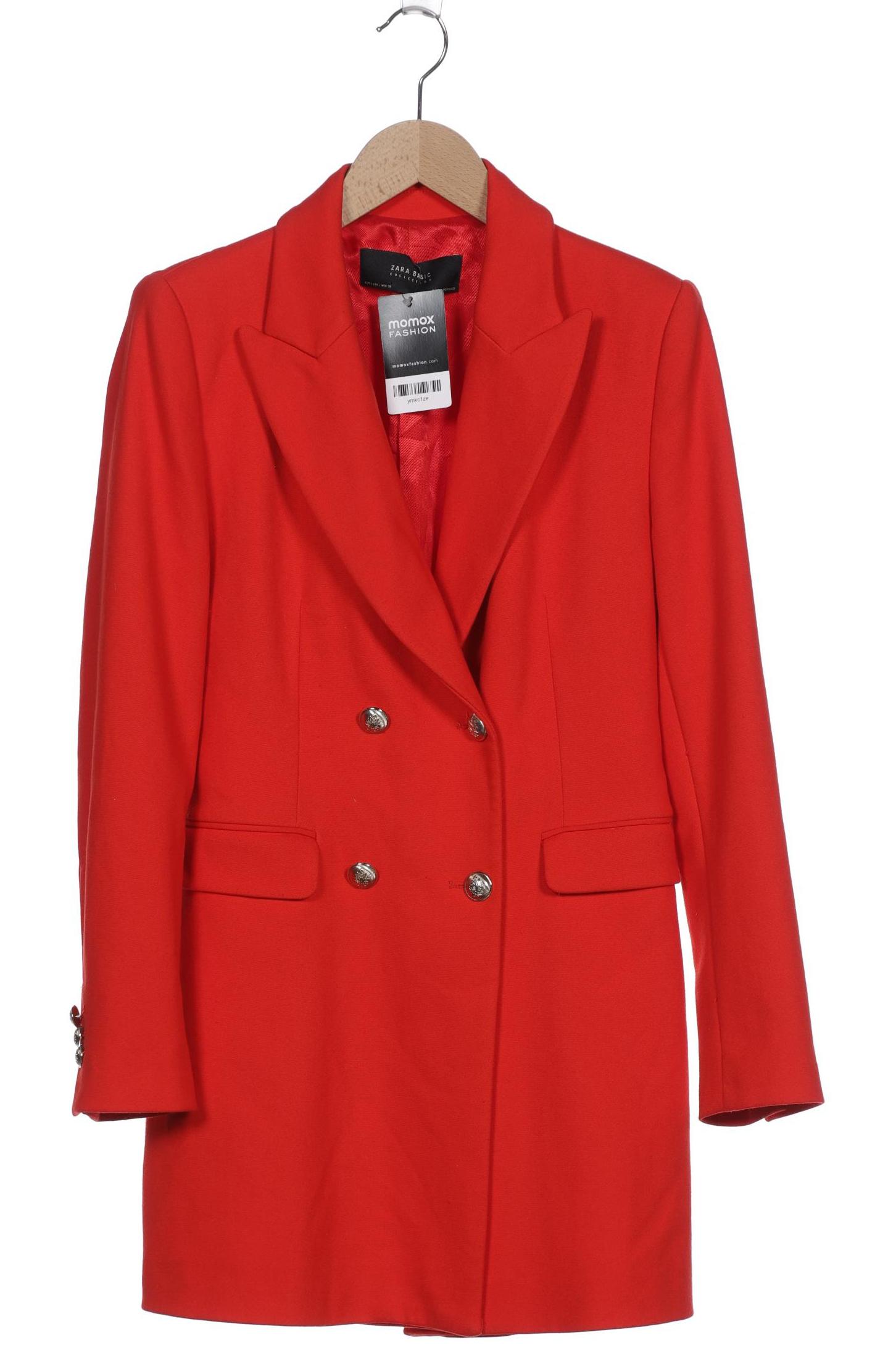 

ZARA Damen Mantel, rot