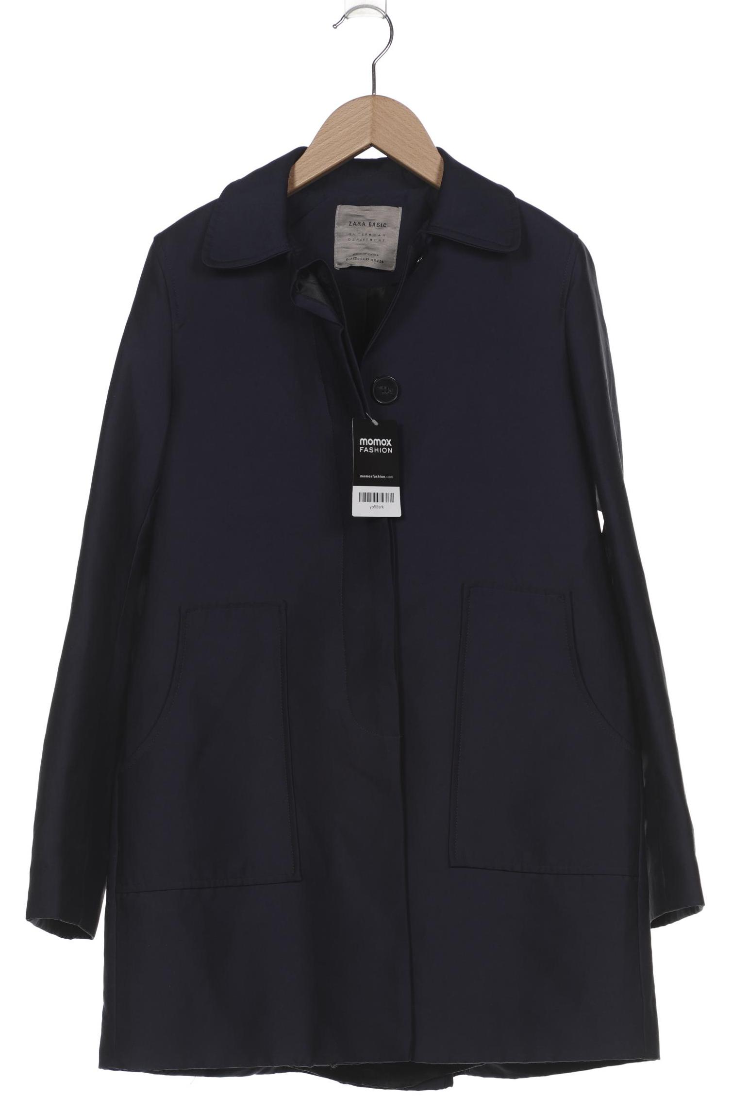 

Zara Damen Mantel, marineblau, Gr. 34
