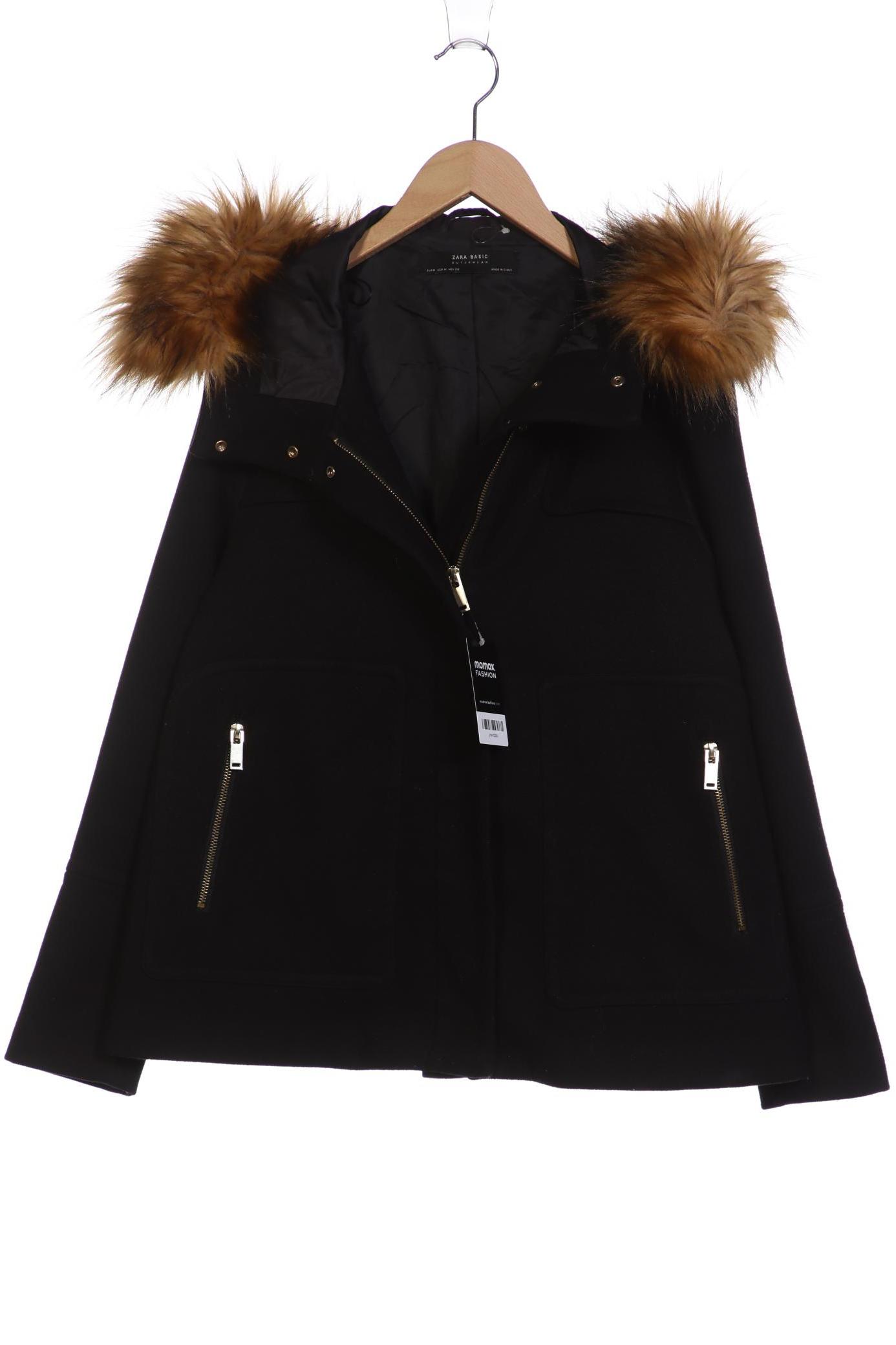 

ZARA Damen Mantel, schwarz