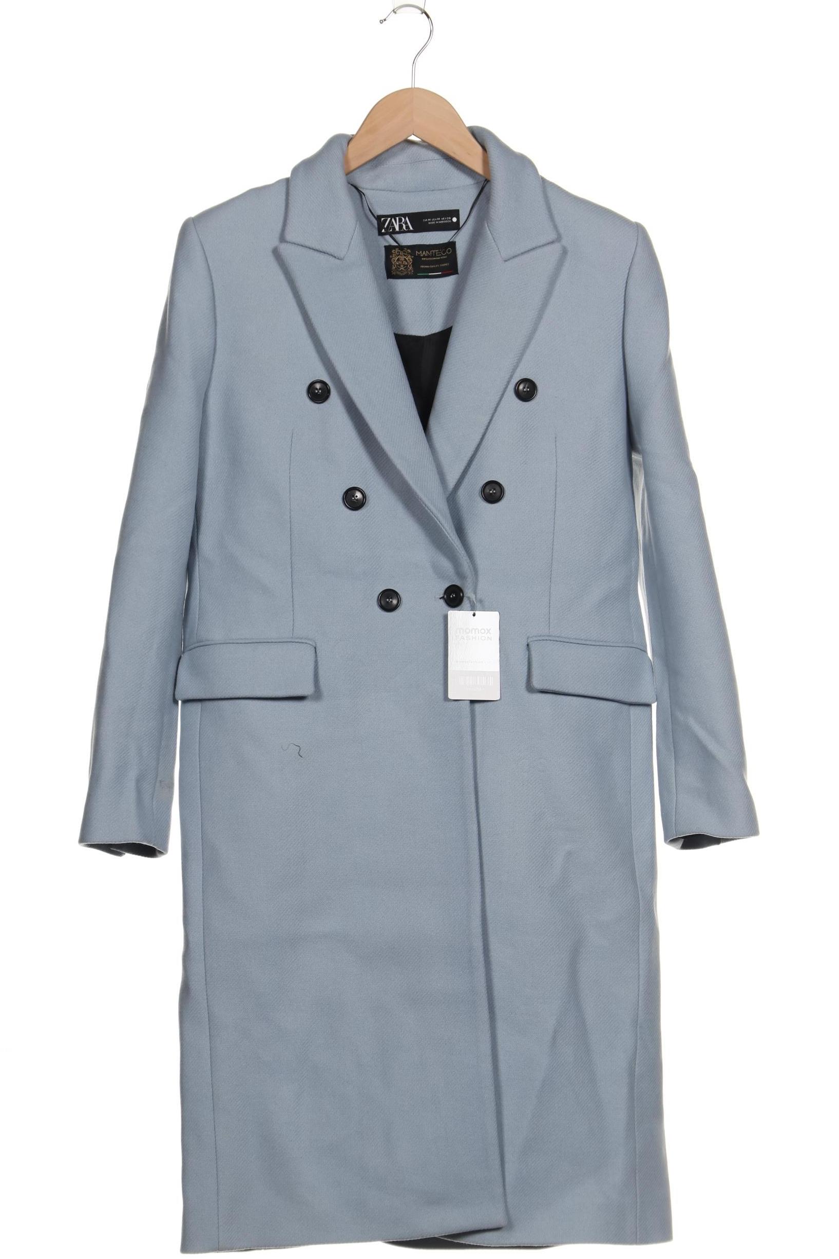 

Zara Damen Mantel, hellblau, Gr. 38