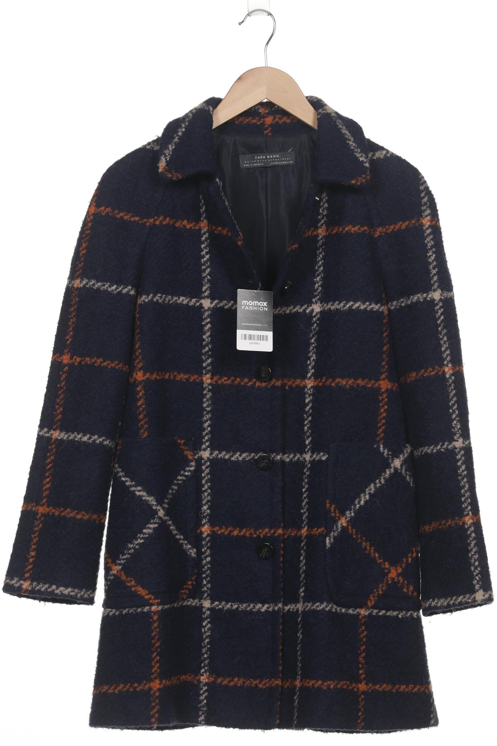 

Zara Damen Mantel, marineblau, Gr. 38