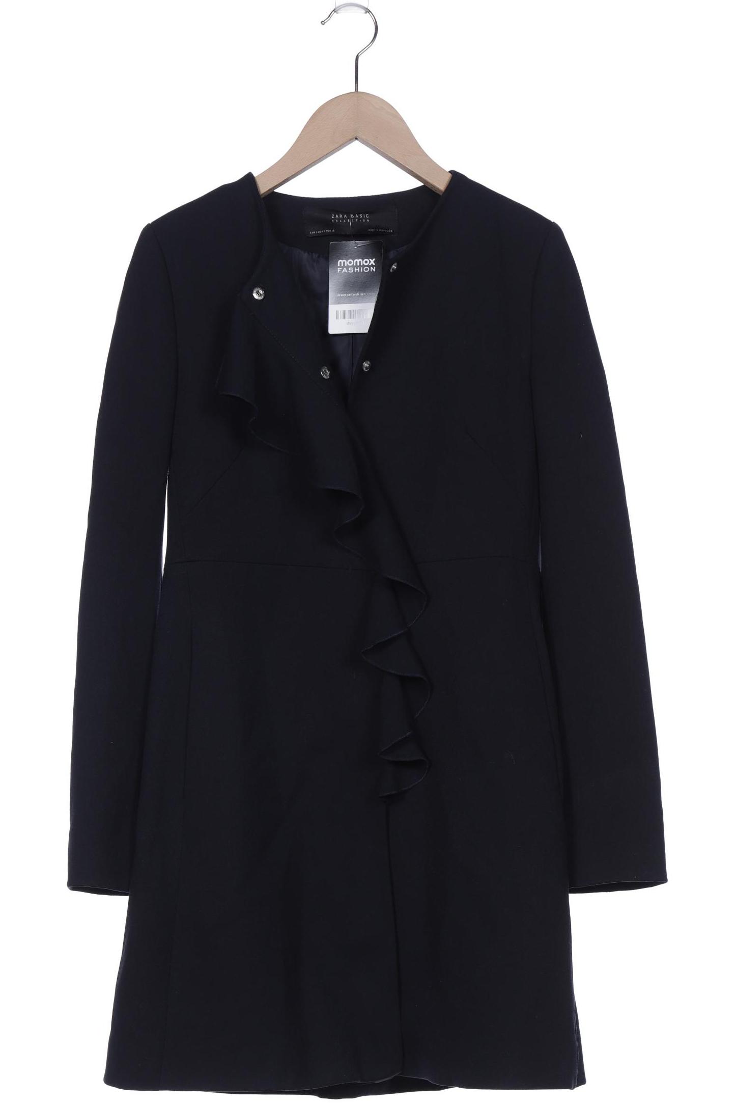 

Zara Damen Mantel, marineblau, Gr. 36