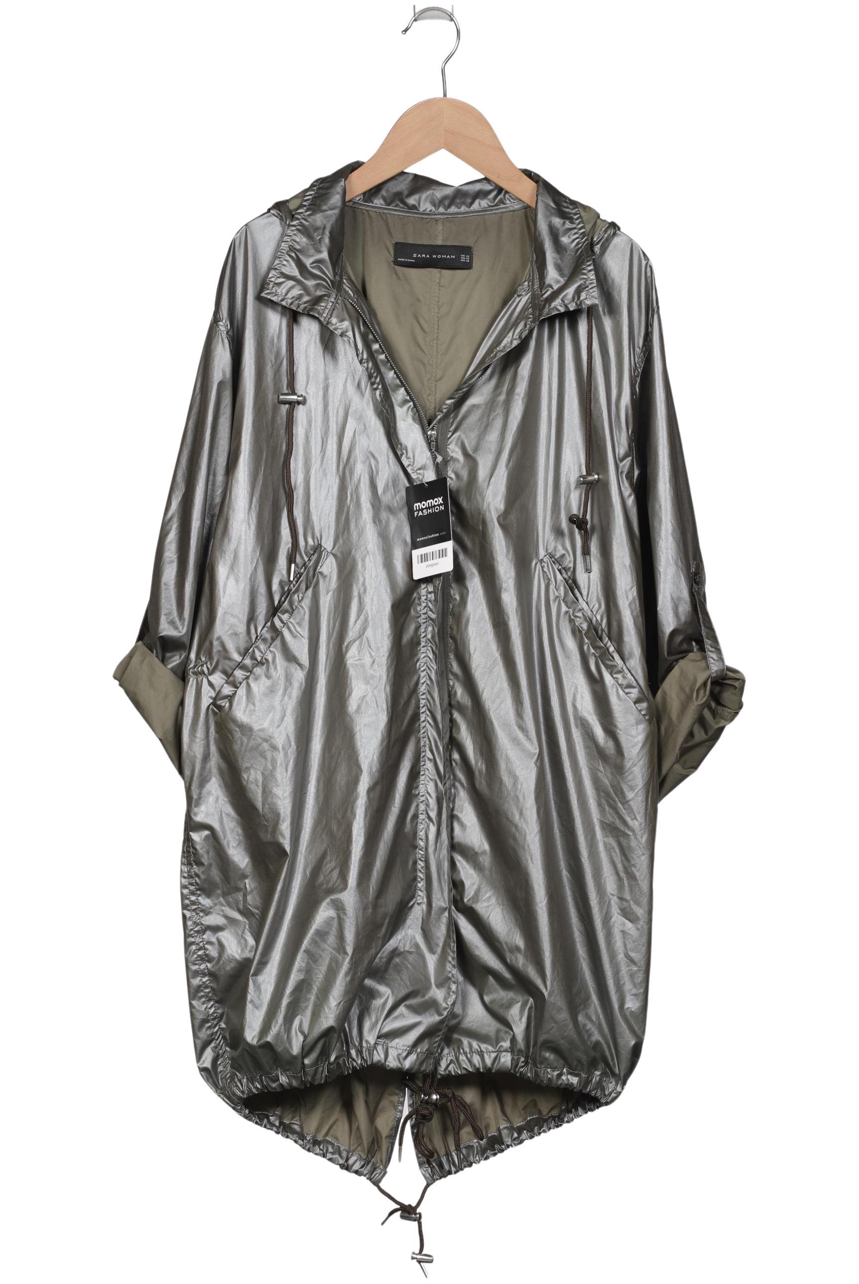 

Zara Damen Mantel, silber, Gr. 34