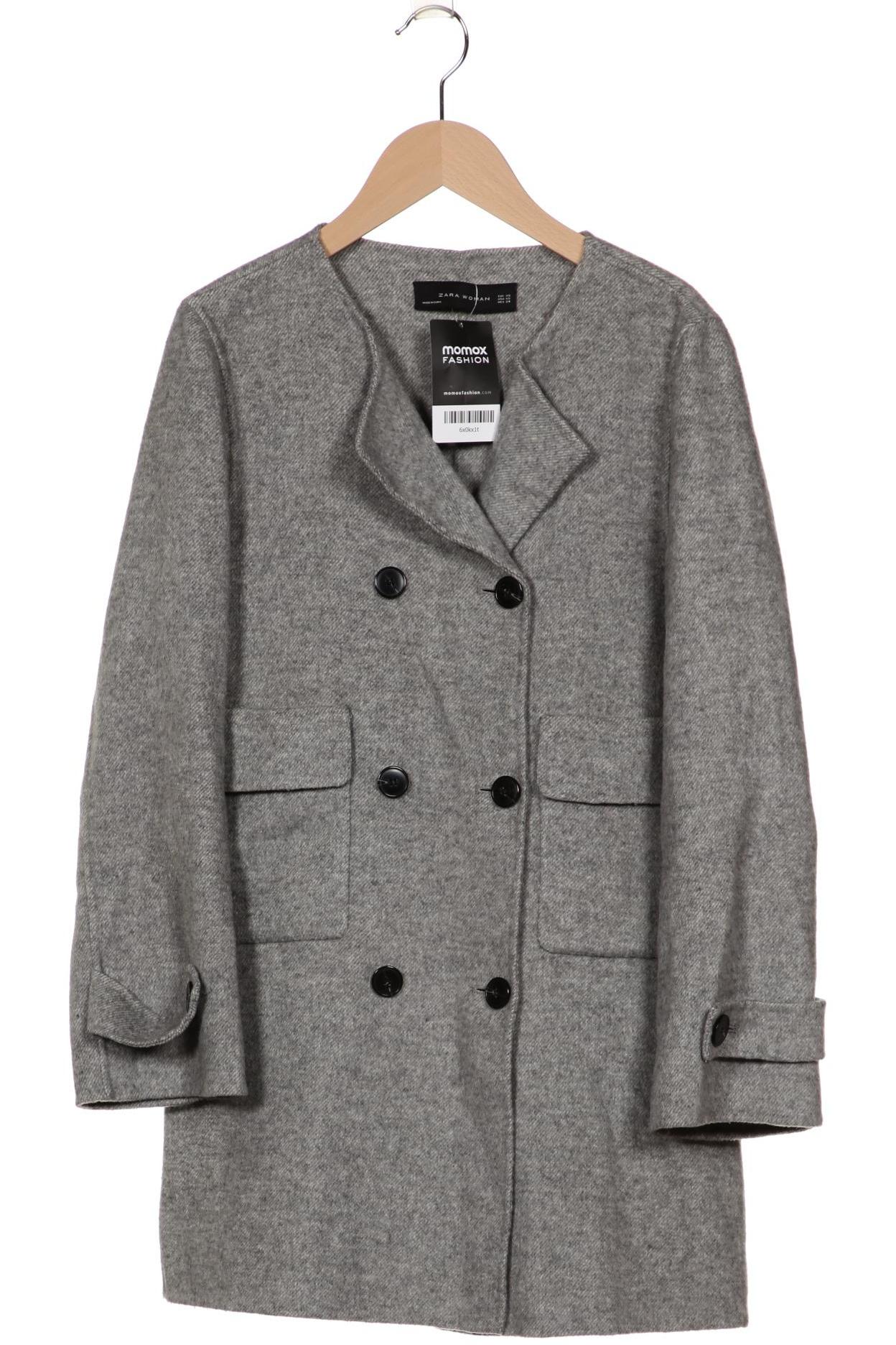 

ZARA Damen Mantel, grau