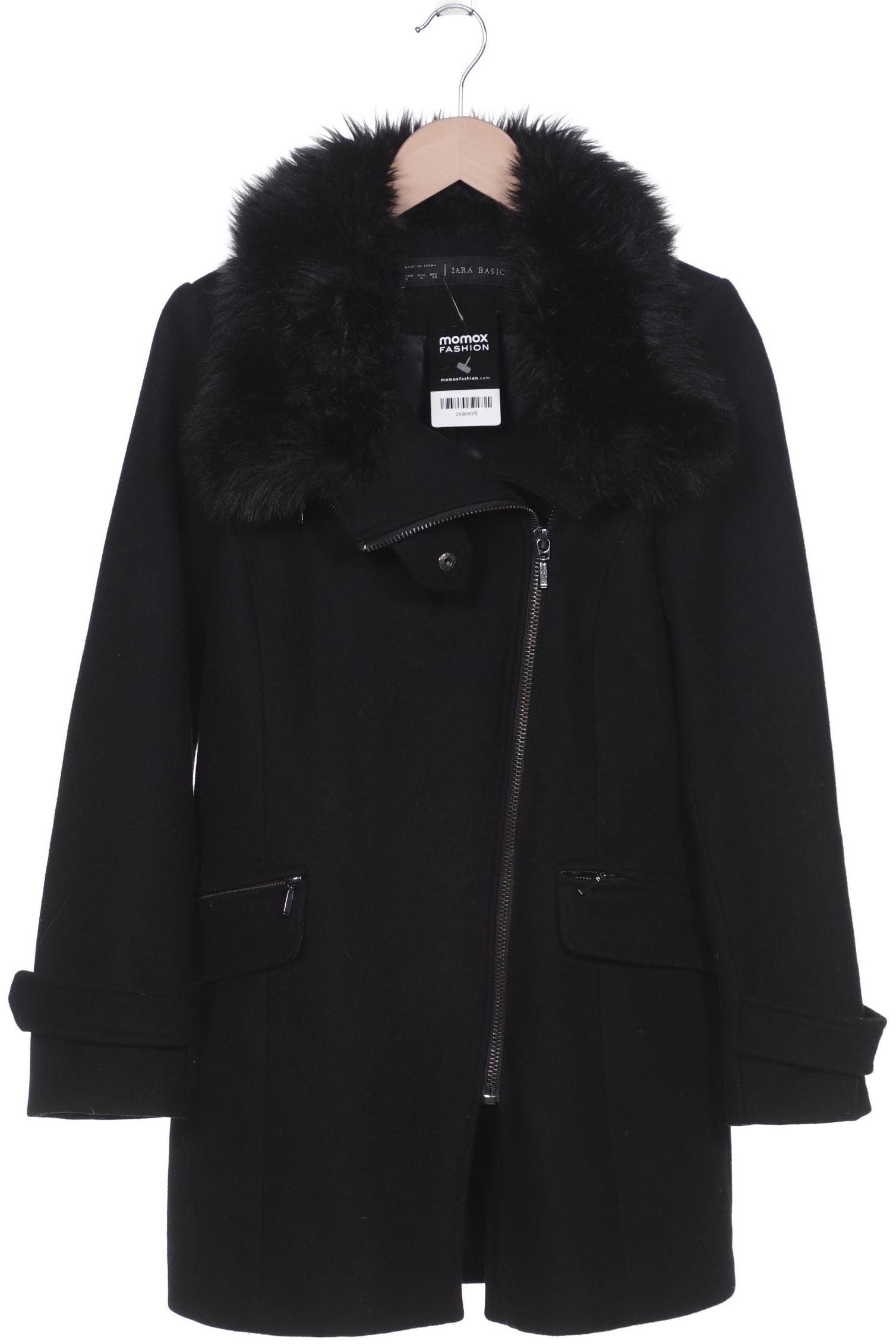 

ZARA Damen Mantel, schwarz