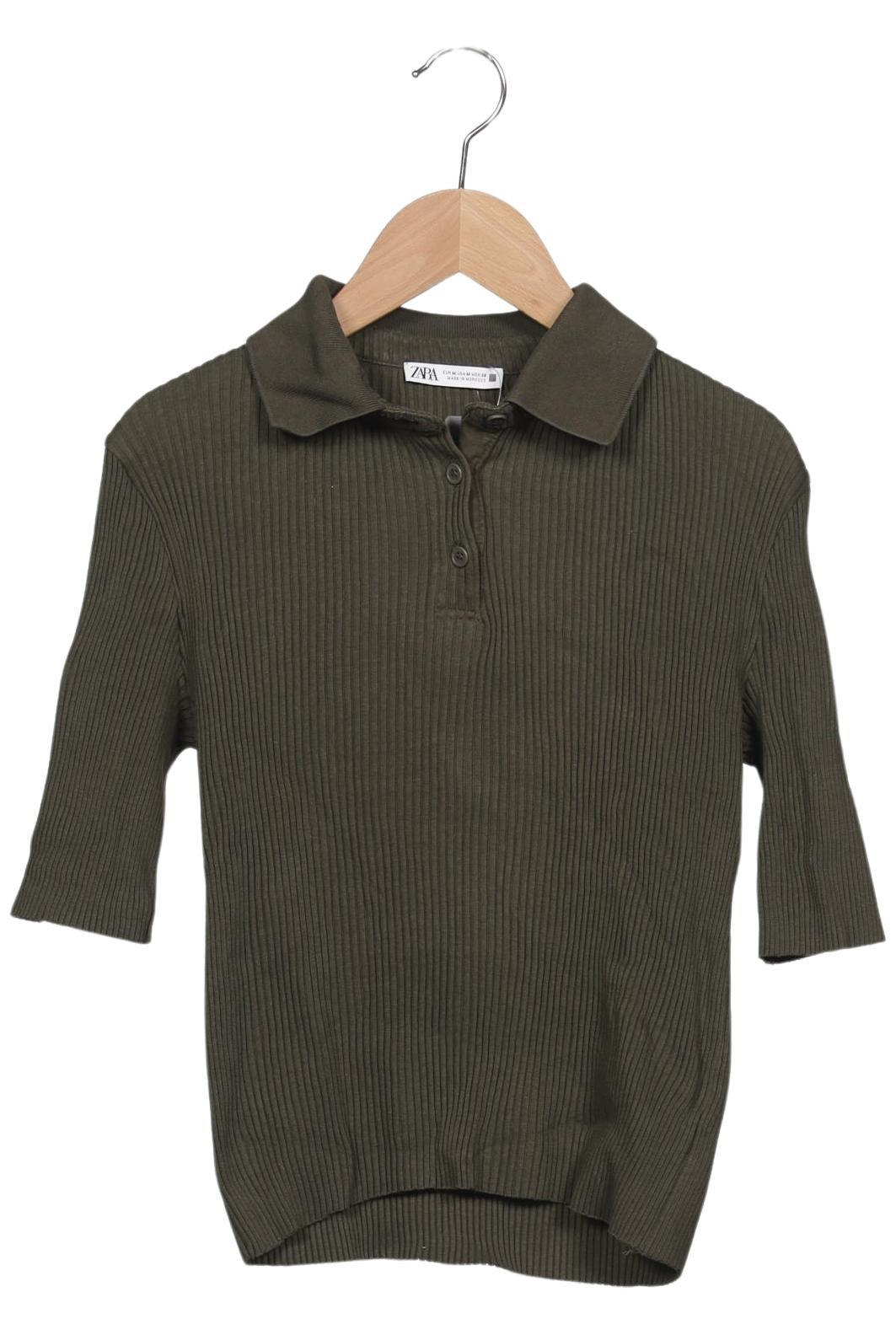 

Zara Damen Poloshirt, grün, Gr. 38