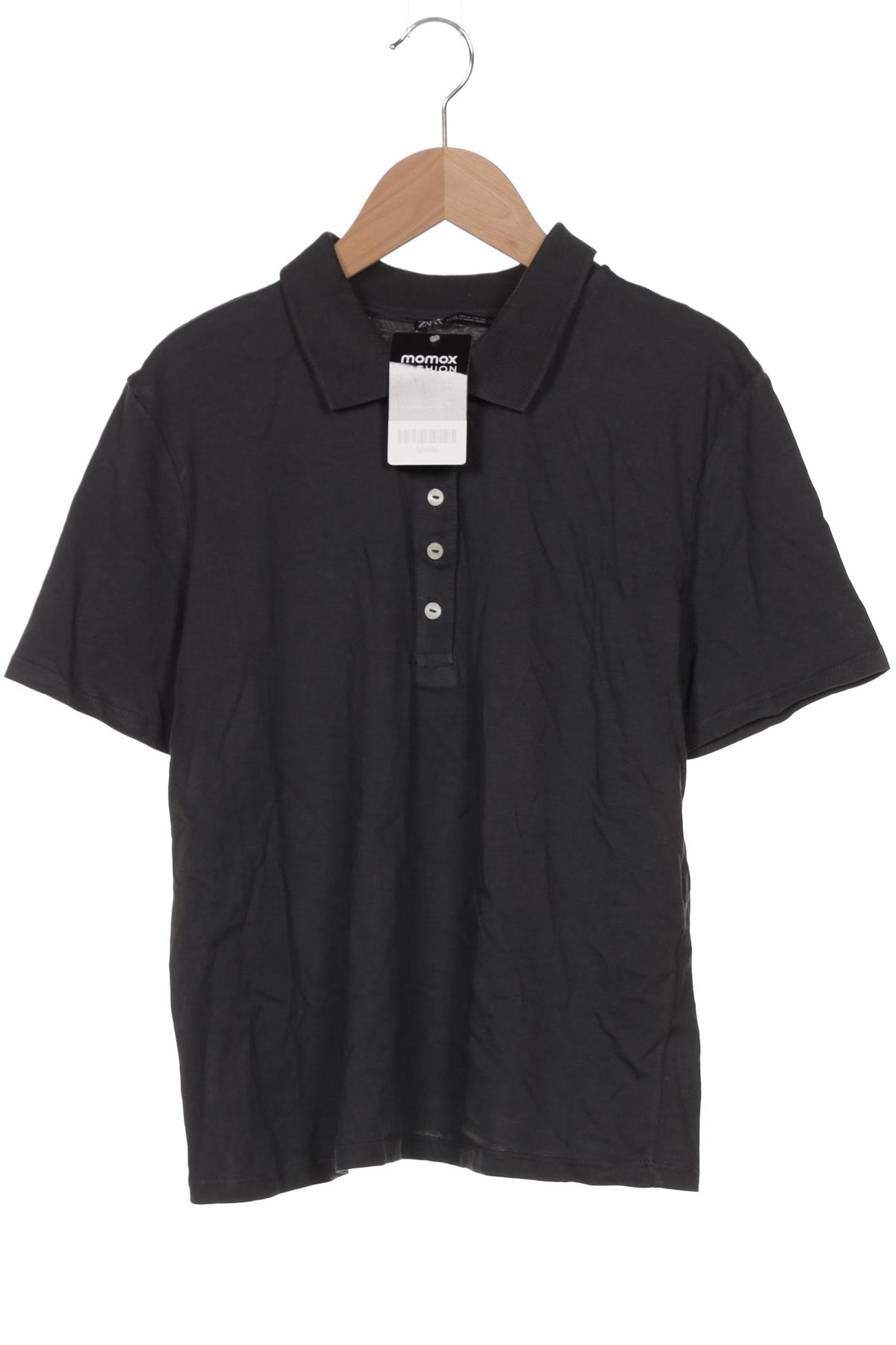 

Zara Damen Poloshirt, grau, Gr. 38