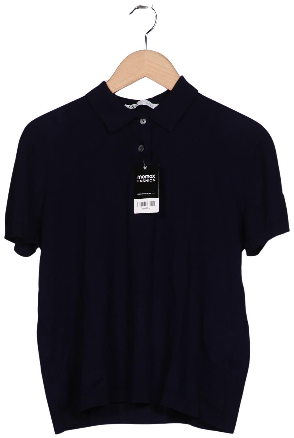 

Zara Damen Poloshirt, marineblau, Gr. 42