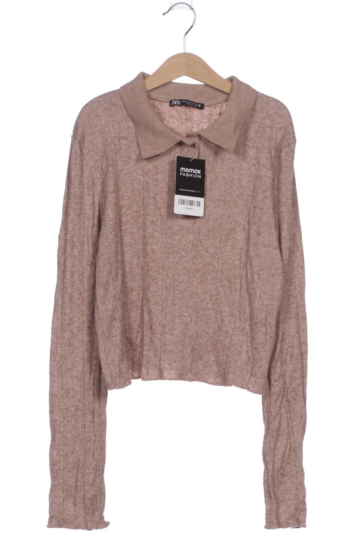 

Zara Damen Poloshirt, braun, Gr. 38