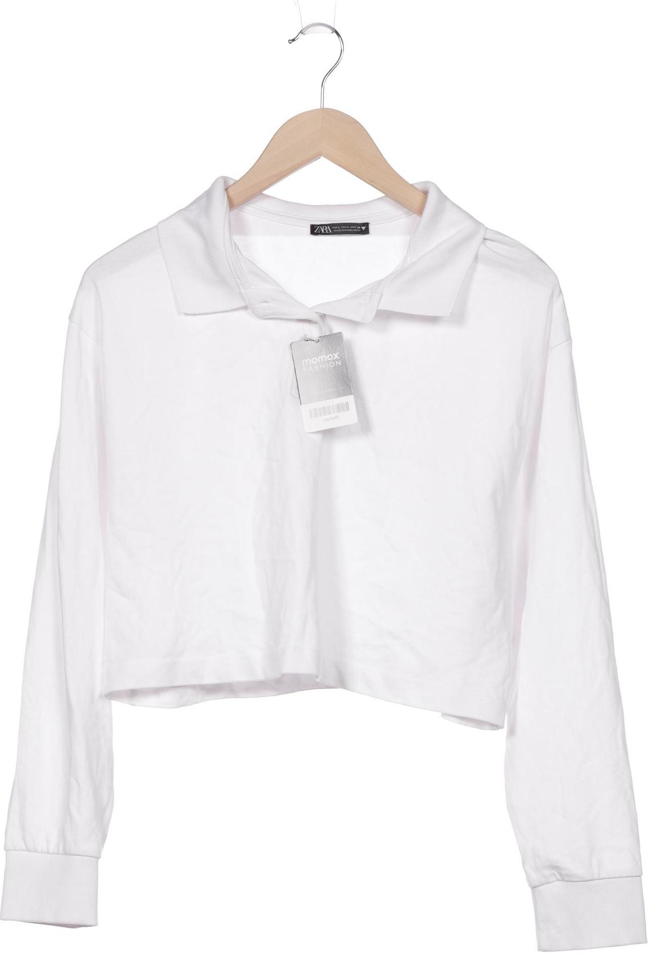 

ZARA Damen Poloshirt, weiß