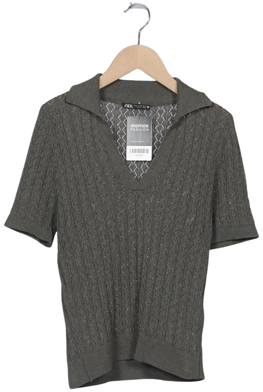 

Zara Damen Poloshirt, grün, Gr. 38