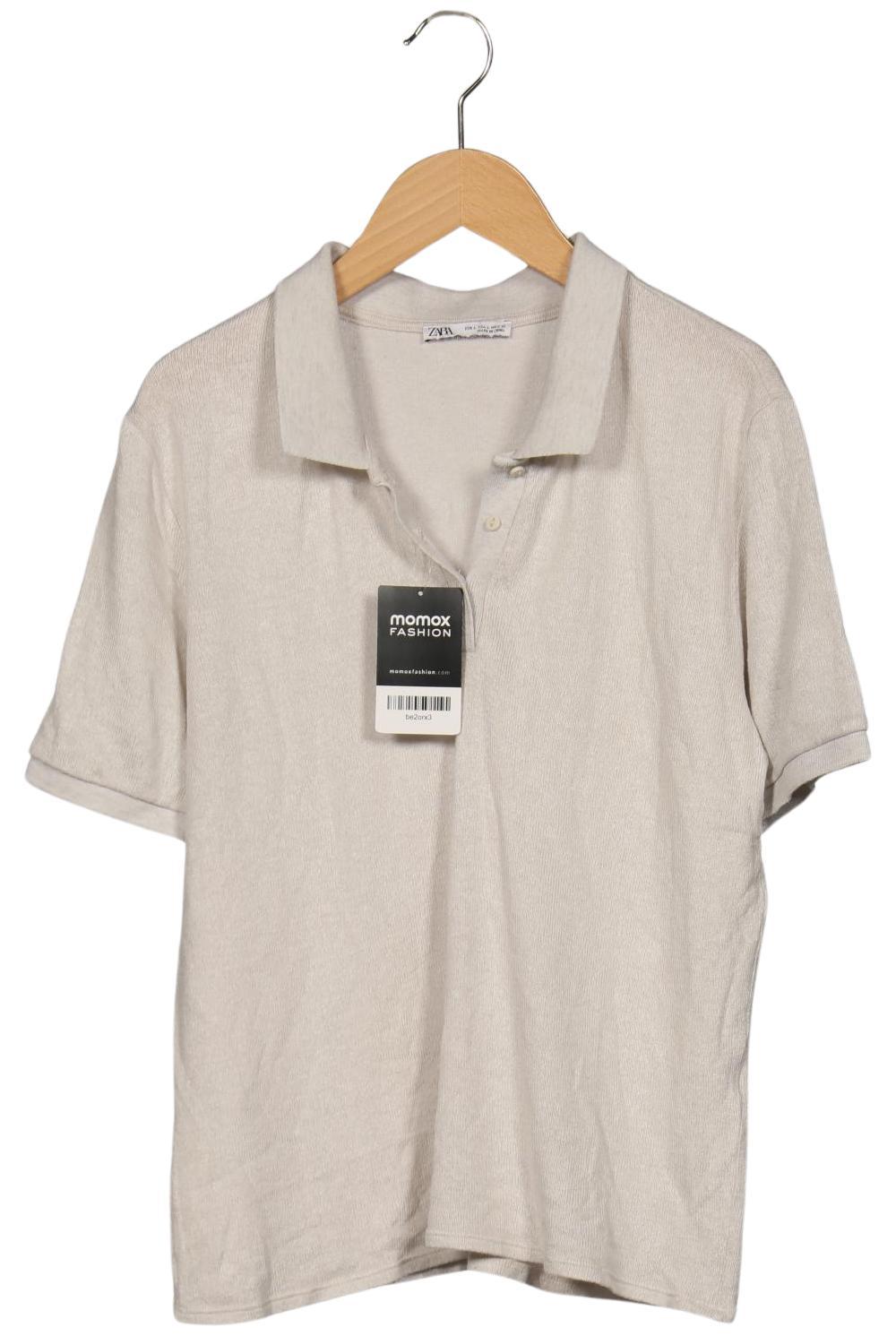 

Zara Damen Poloshirt, cremeweiß, Gr. 42