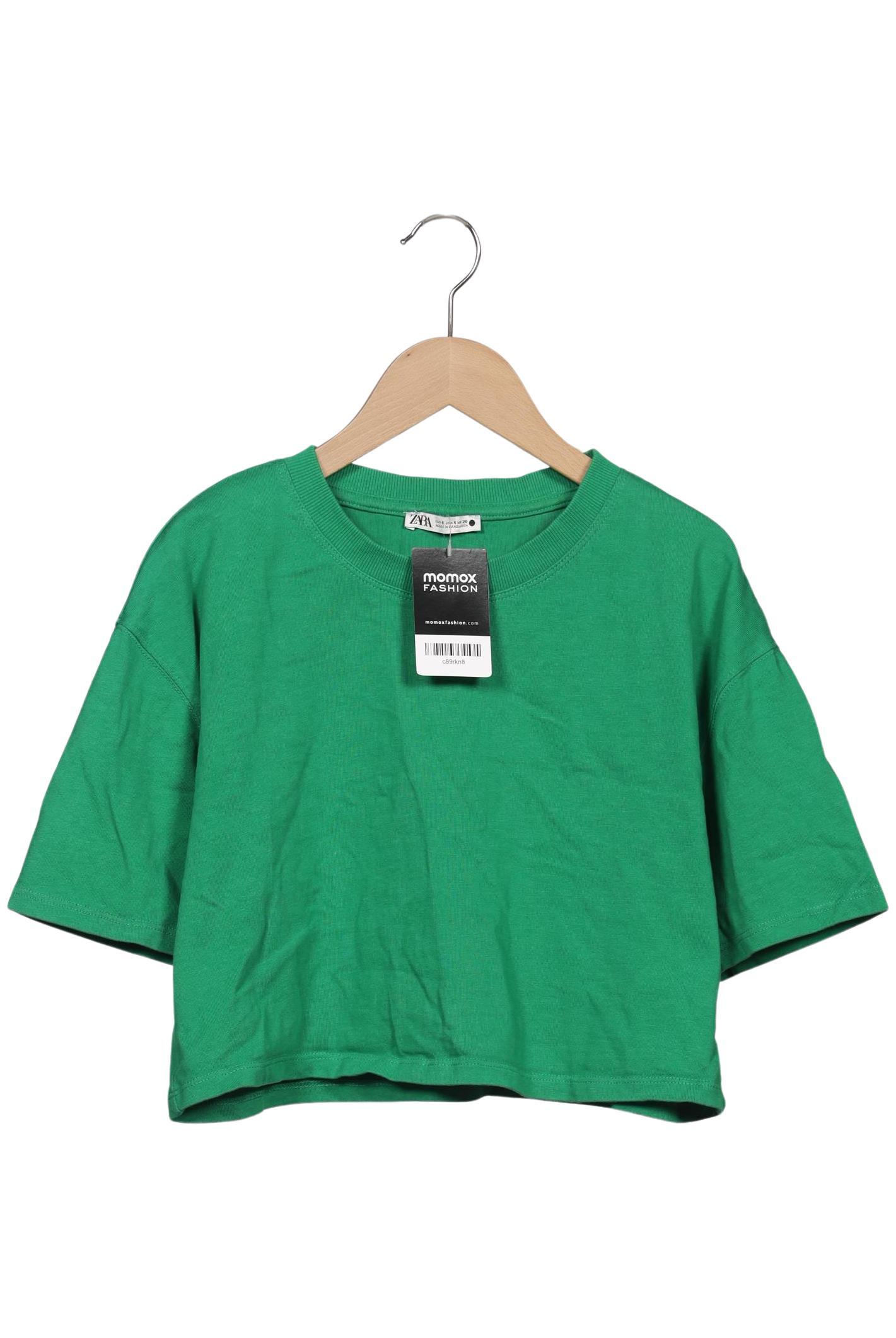 

Zara Damen Poloshirt, grün, Gr. 36