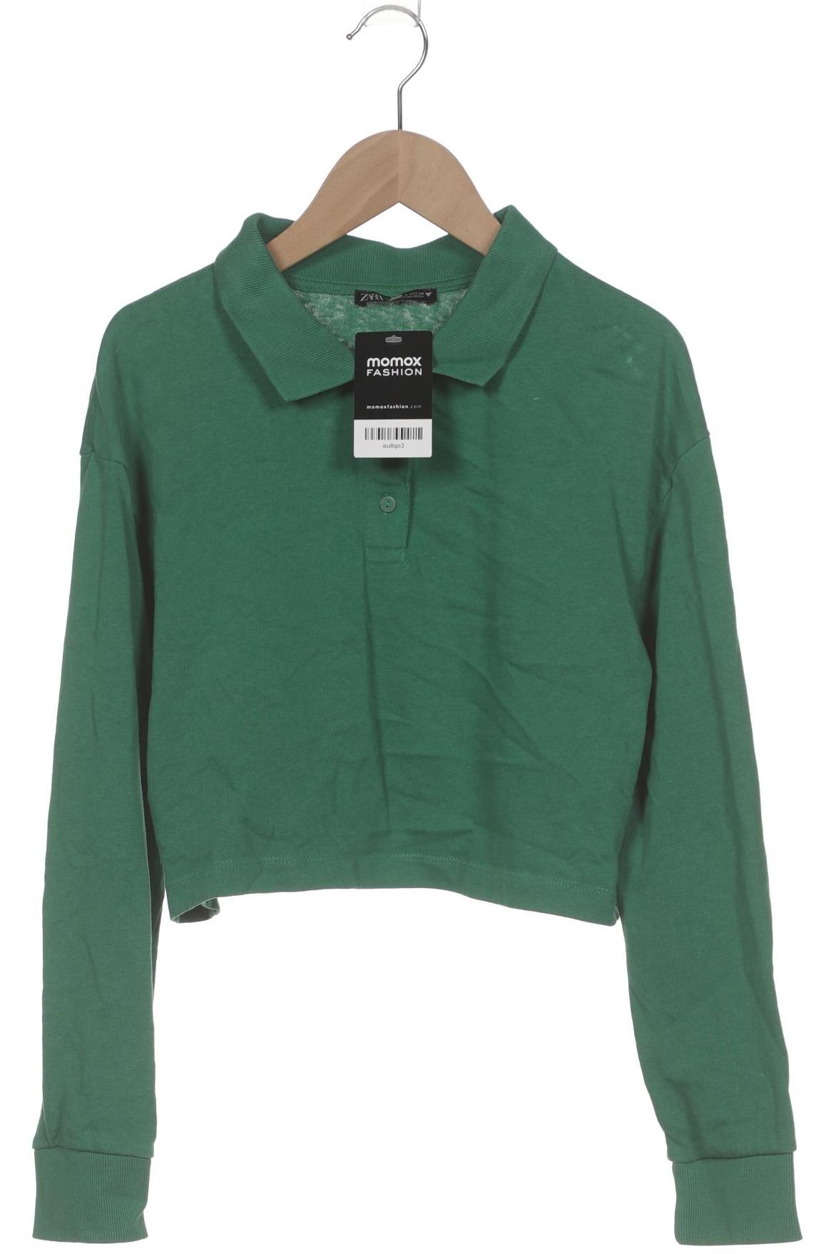 

Zara Damen Poloshirt, grün, Gr. 36