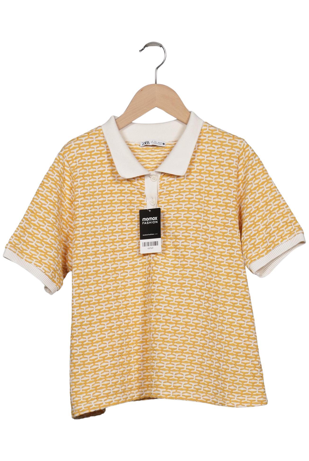 

Zara Damen Poloshirt, gelb, Gr. 42