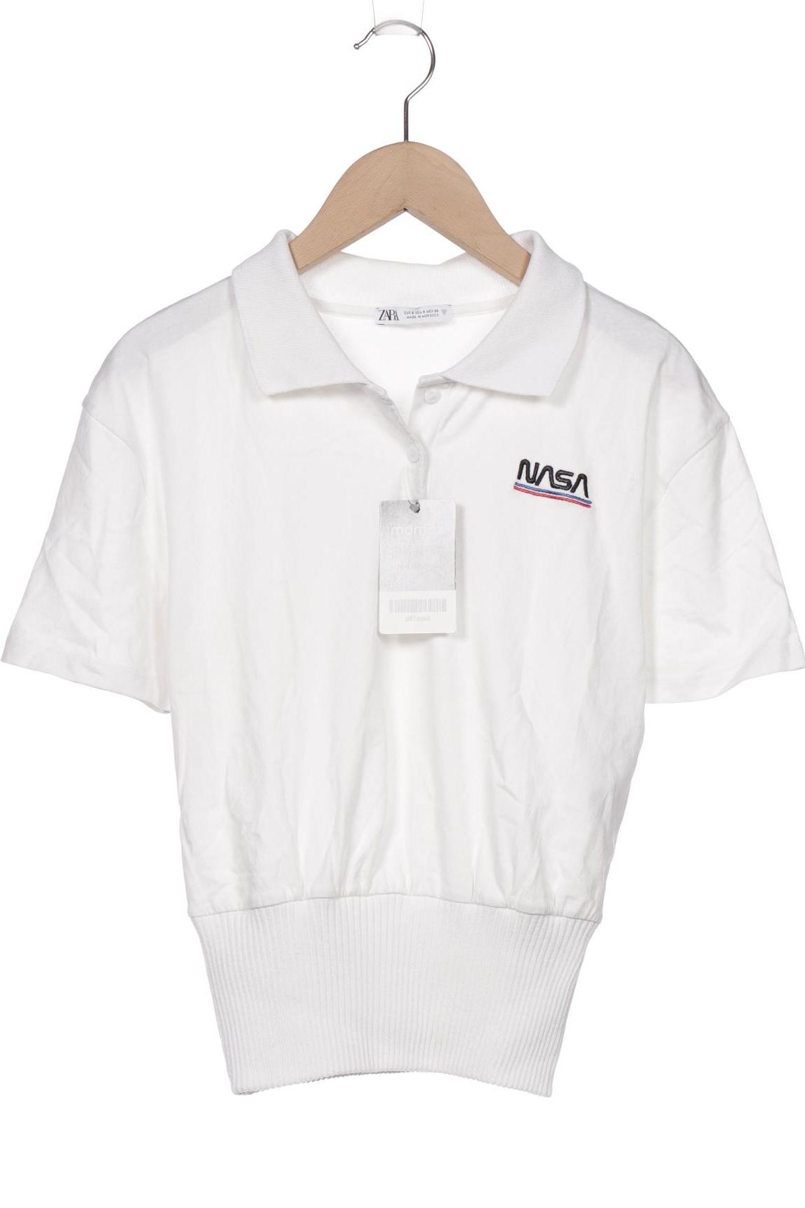 

Zara Damen Poloshirt, cremeweiß, Gr. 36
