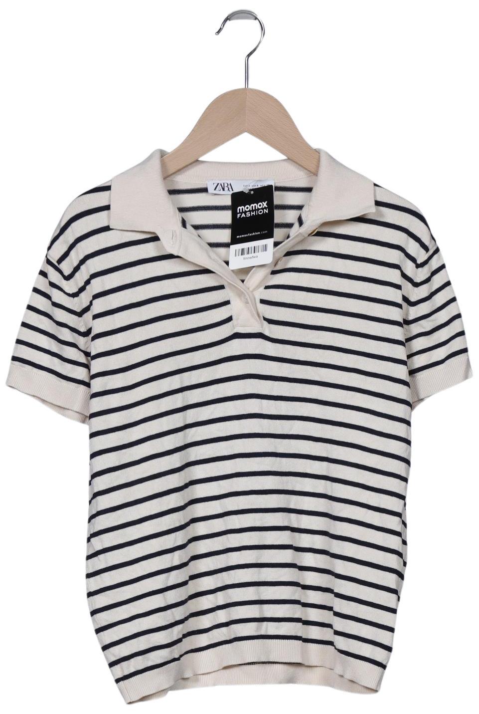 

Zara Damen Poloshirt, beige, Gr. 36